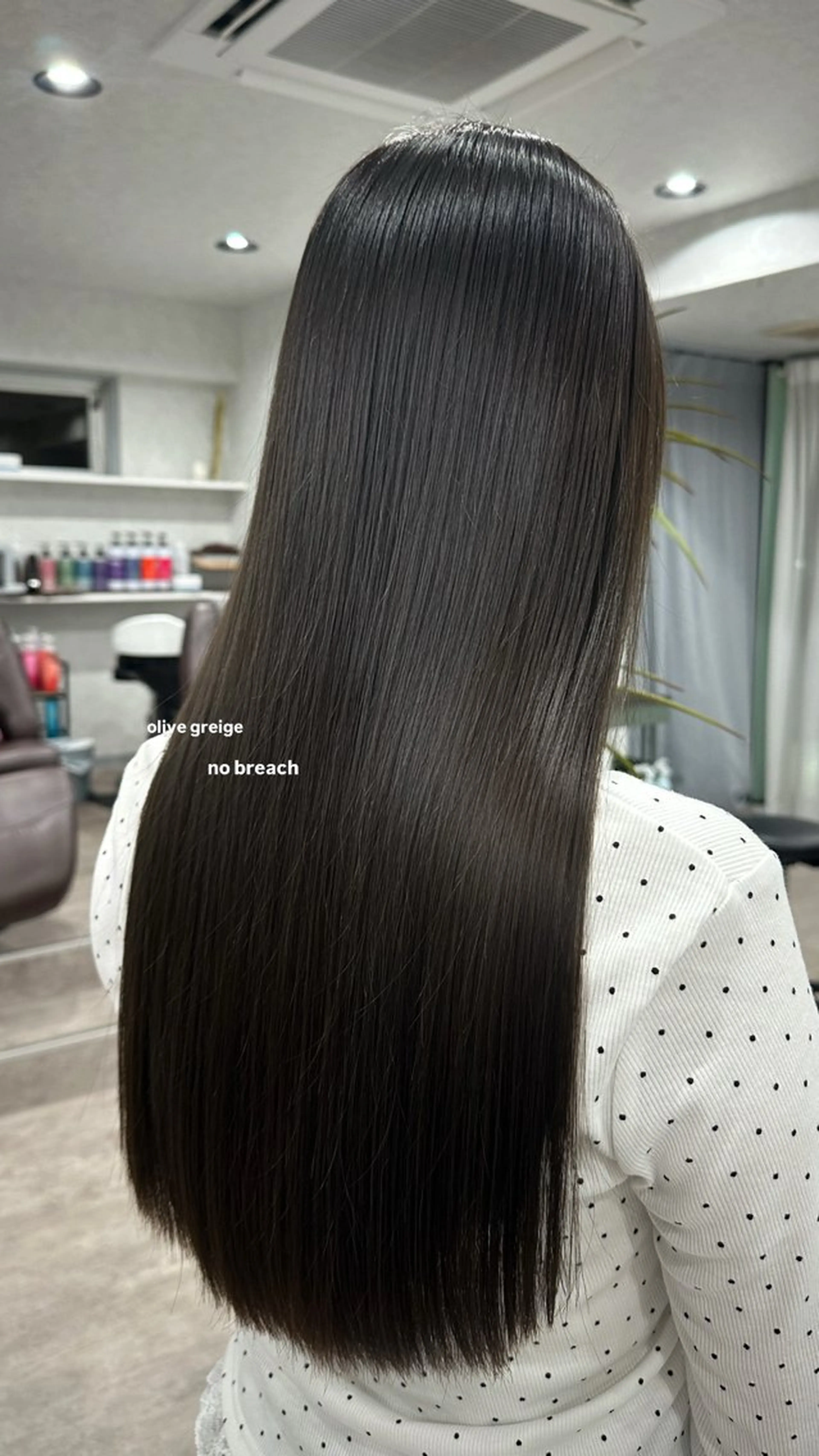 ロング カラー カット ヘアカラー トリートメント v-lab studio所属・韓国レイヤーカット/ 艶カラー/ noaのヘアスタイル