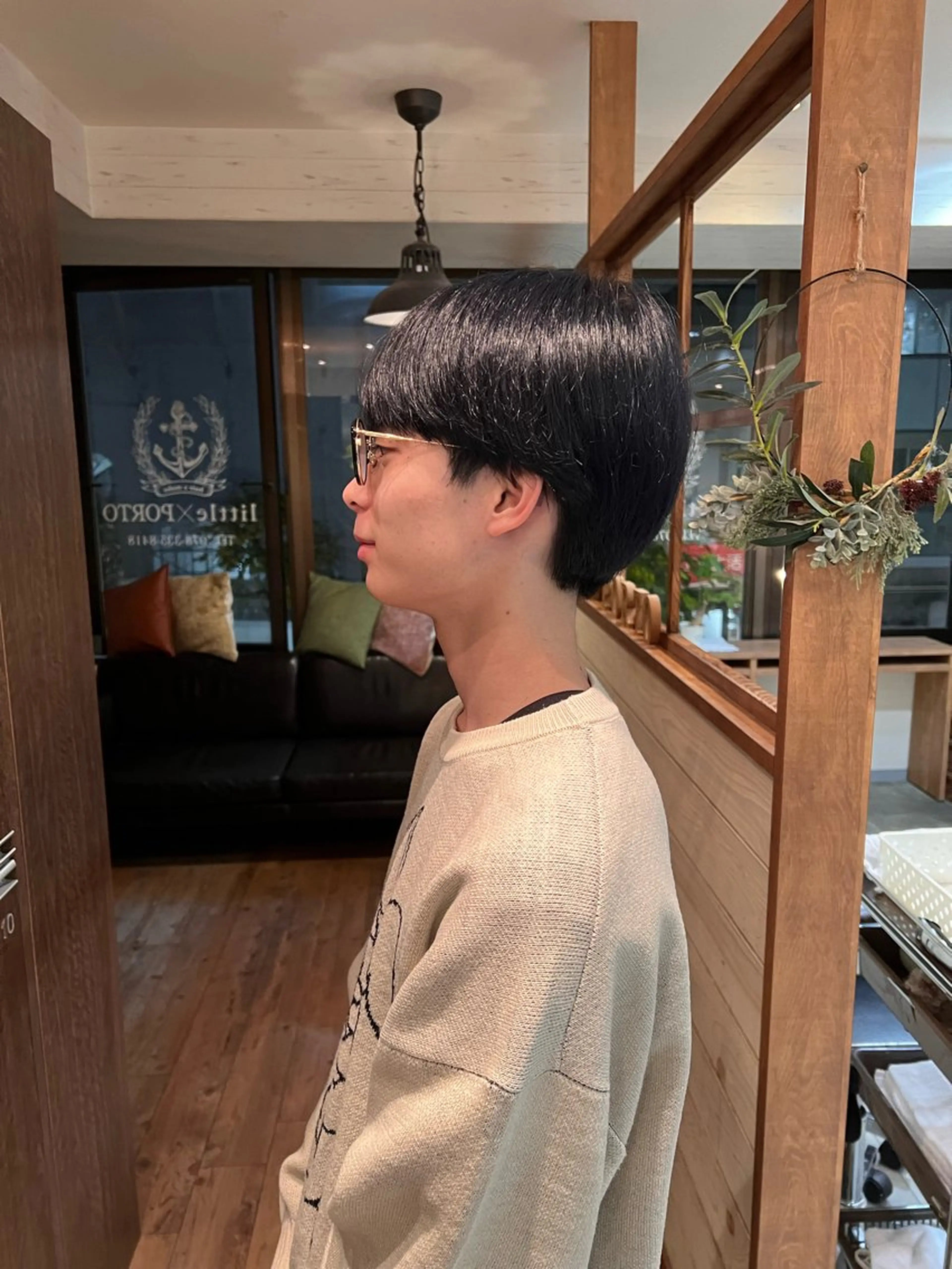 カラー メンズ カット ヘアカラー トリートメント little  porto所属・透明感・艶感 小坂隼斗のヘアスタイル