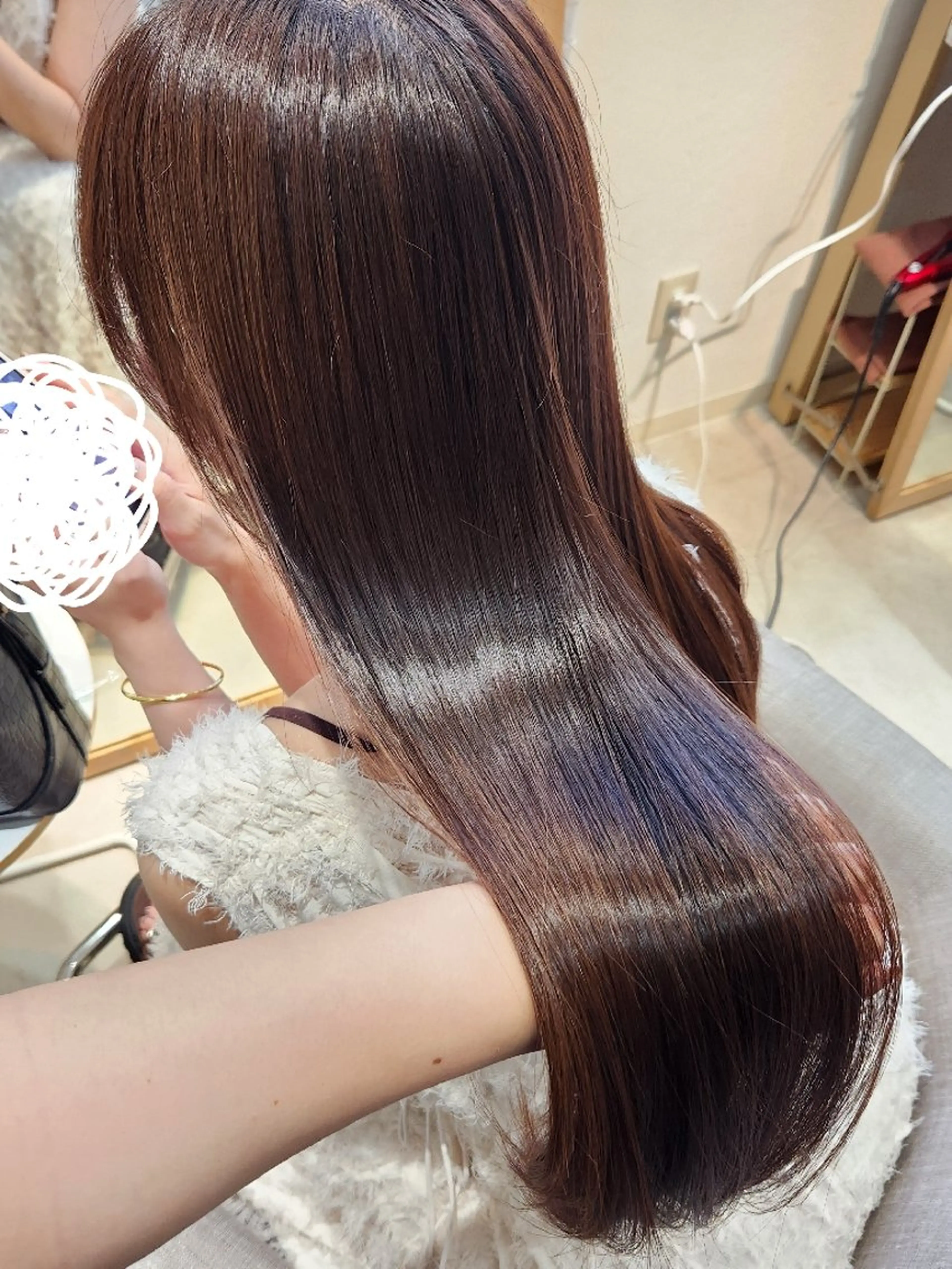 ロング 髪質改善 トリートメント トリートメント 【縮毛矯正/髪質改善 カラー】yumiのヘアスタイル