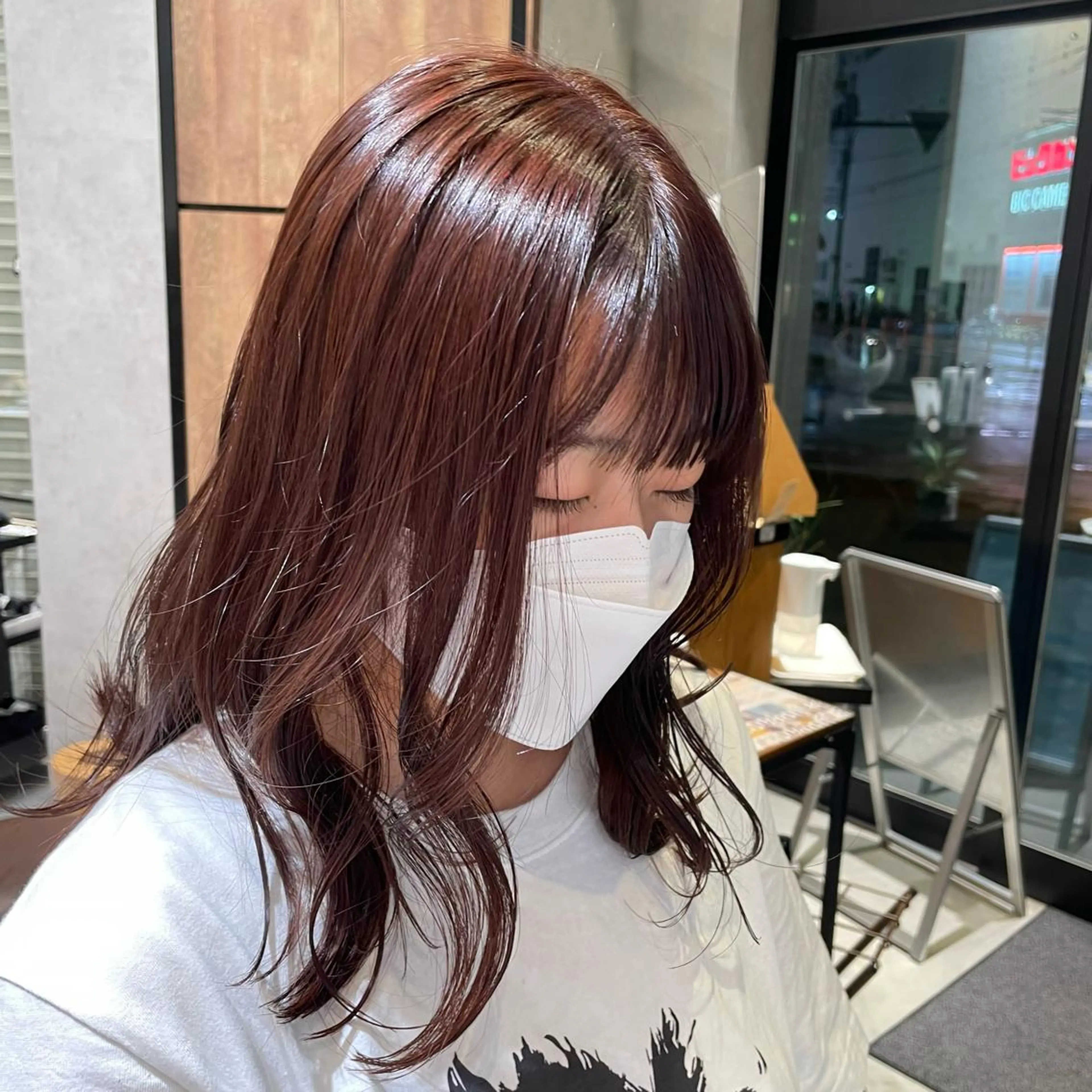 ミディアム yuuri🎀/大宮 /韓国ヘア/レイヤーのヘアスタイル