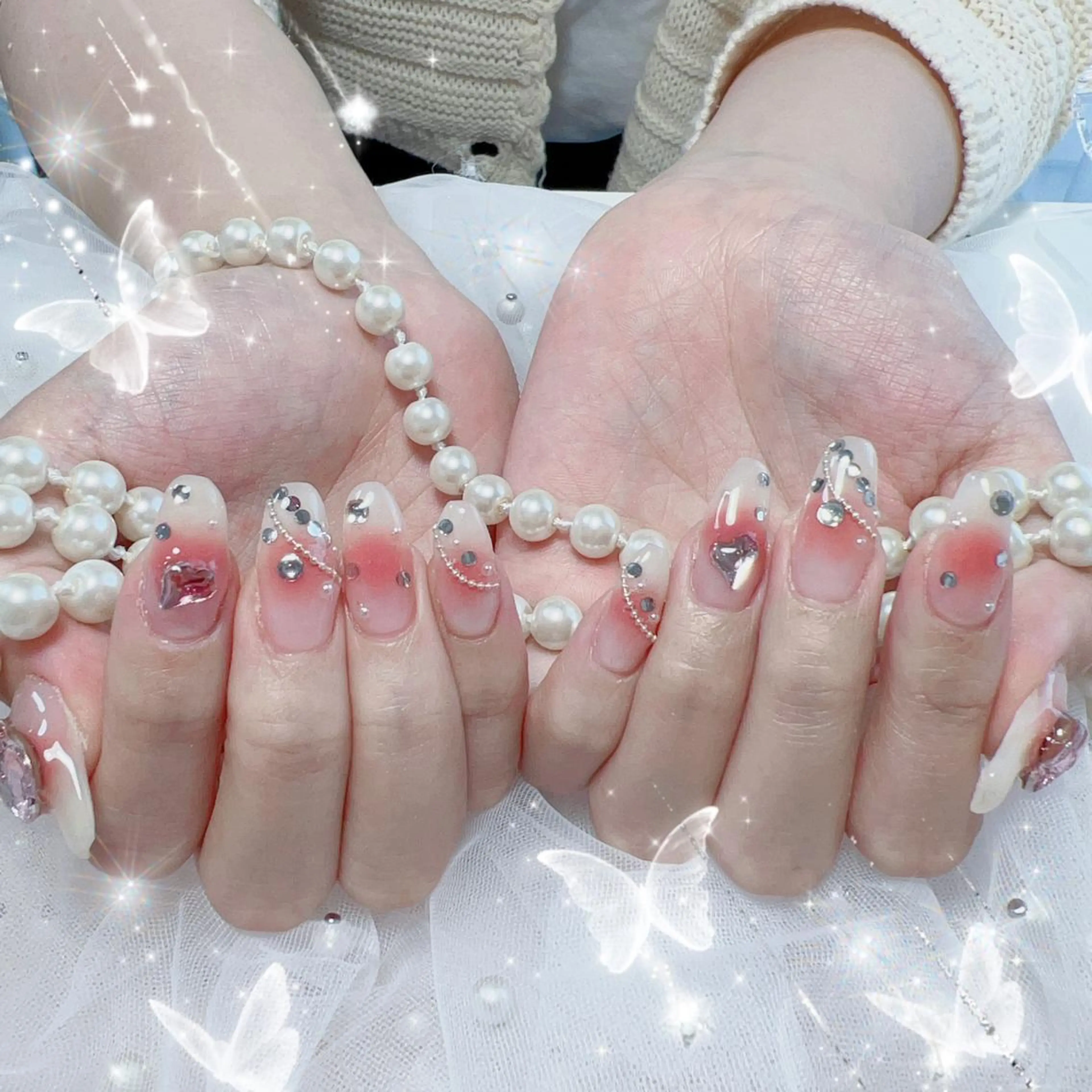 ネイル 持ち込み 💎CC・NaNa 韓国風ネイル🌙のネイルデザイン