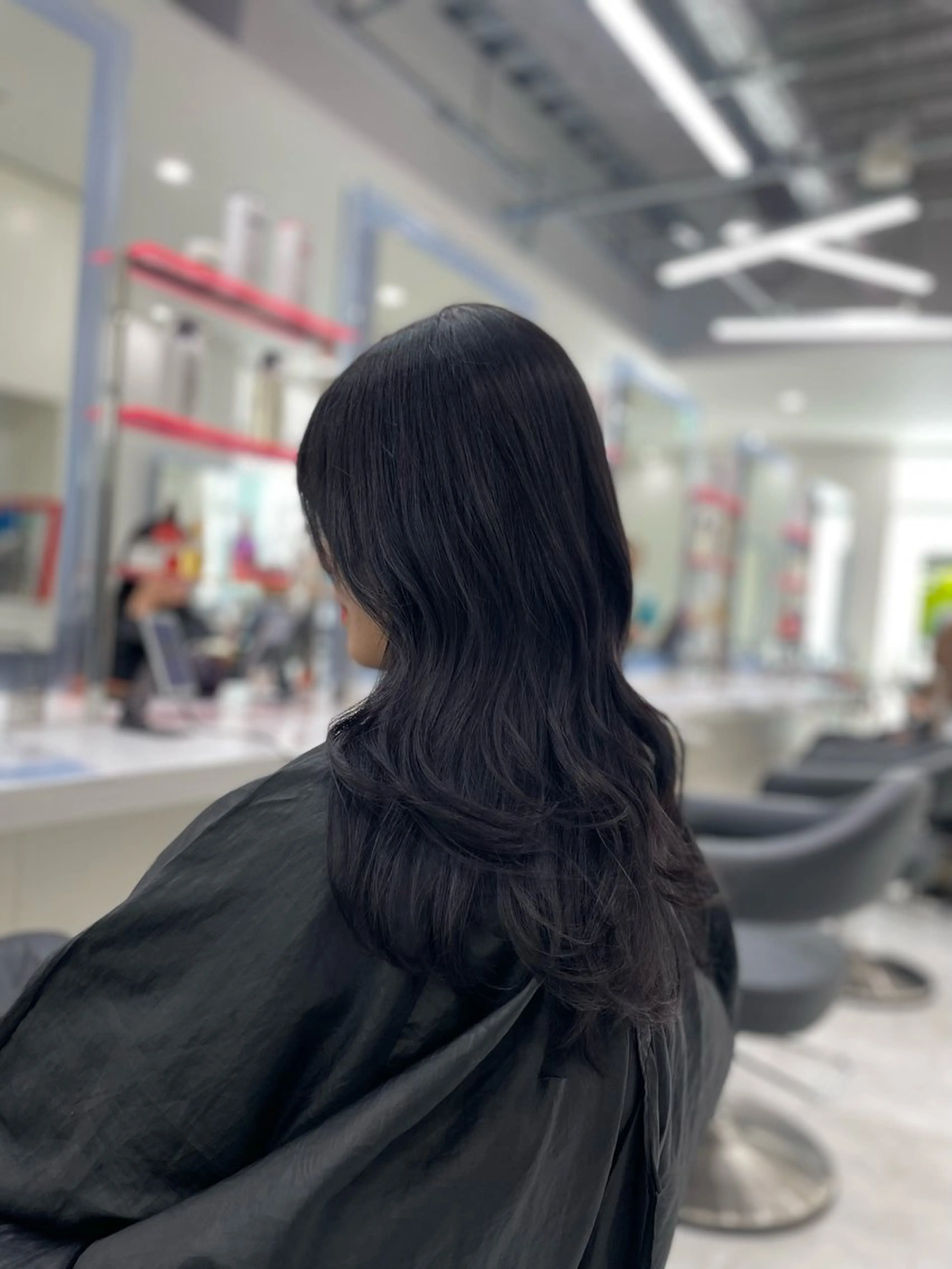 ロング カラー ヘアアレンジ 🫧透明感ラベンダー 似合わせ🫧あい🫧のヘアスタイル