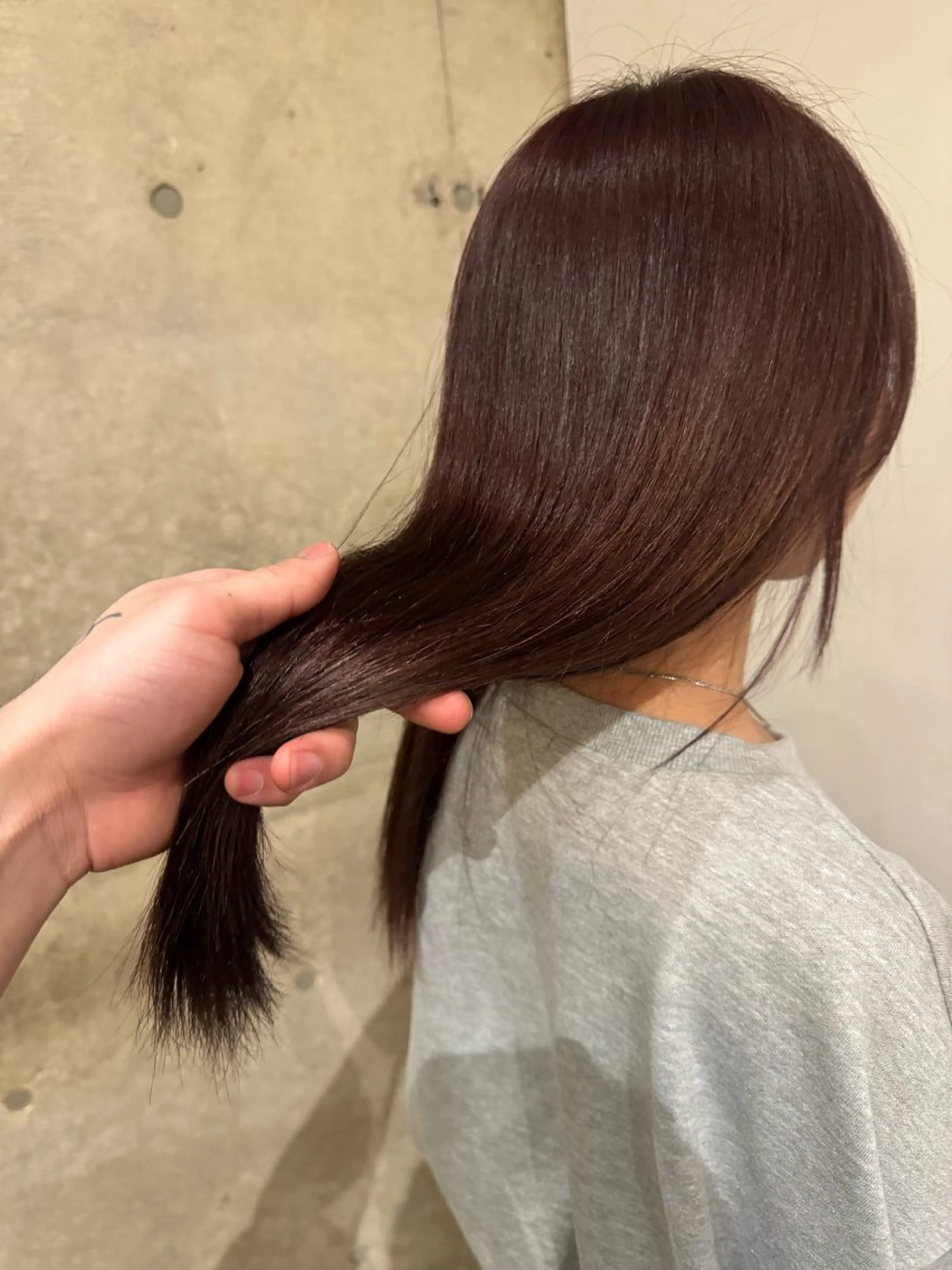 ミディアム 髪質改善 Luxe表参道 髪質改善　奈良のヘアスタイル