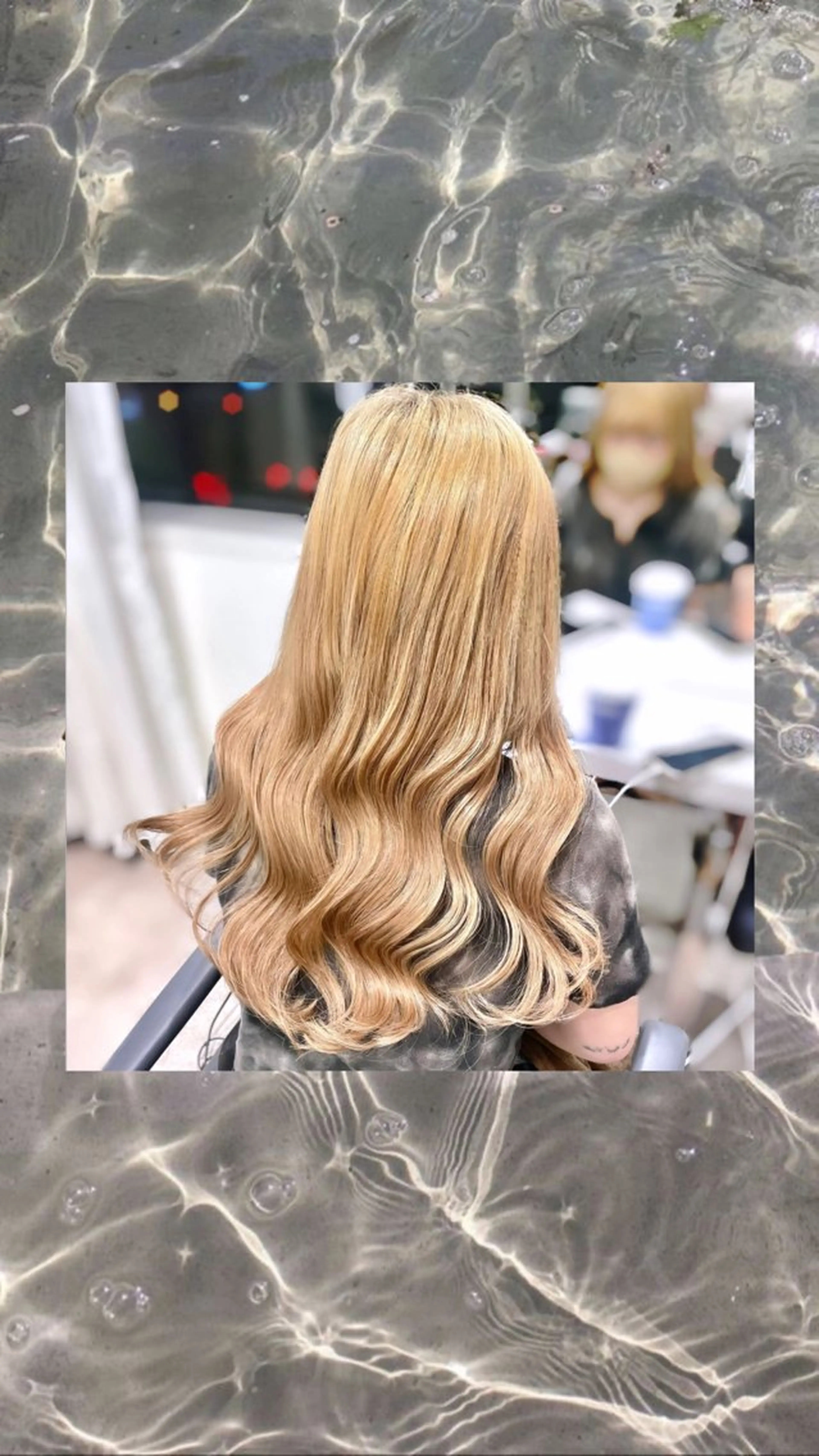 【よりダメージレスに😳】ケアブリーチWカラー＋Aujua‪‪4stepトリートメント🌷の写真