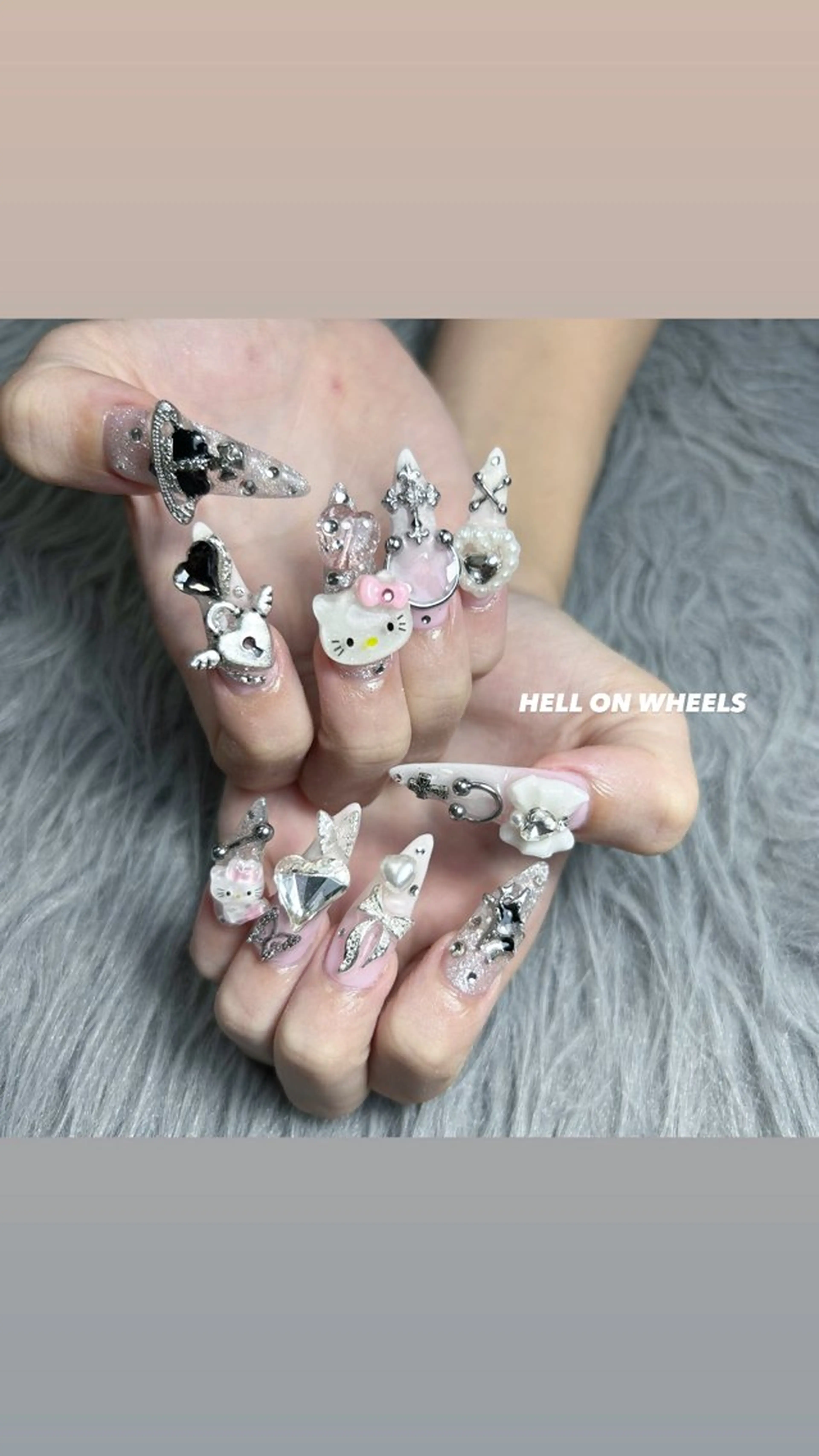 ネイル ハンドネイル ⛓Miyu ⛓のネイルデザイン