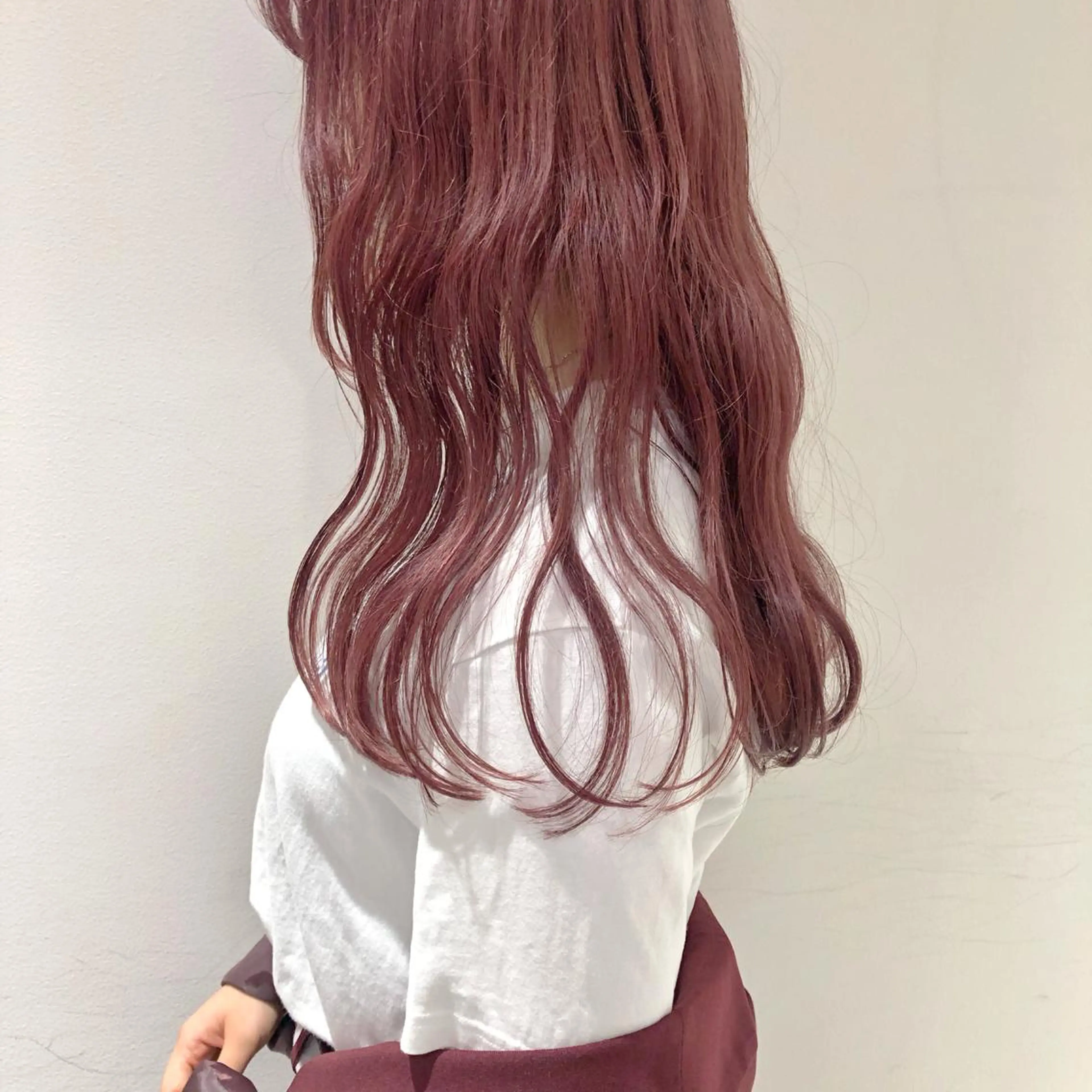 ロング カラー ヘアアレンジ レッドカラー レイヤーカット指名 No.1💖マユカのヘアスタイル