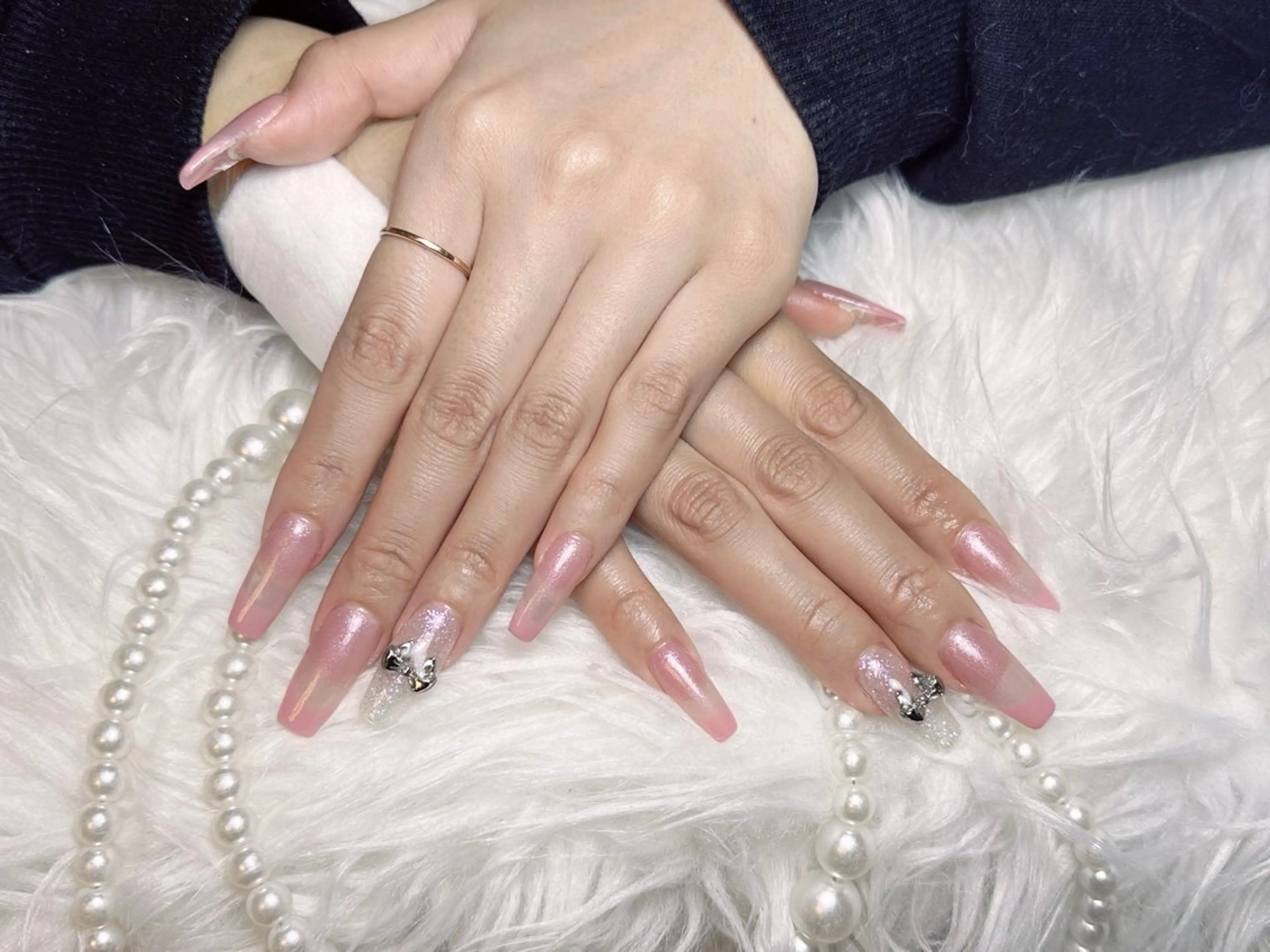 ネイル ☁️Minmin Tsuki💙🩵のネイルデザイン