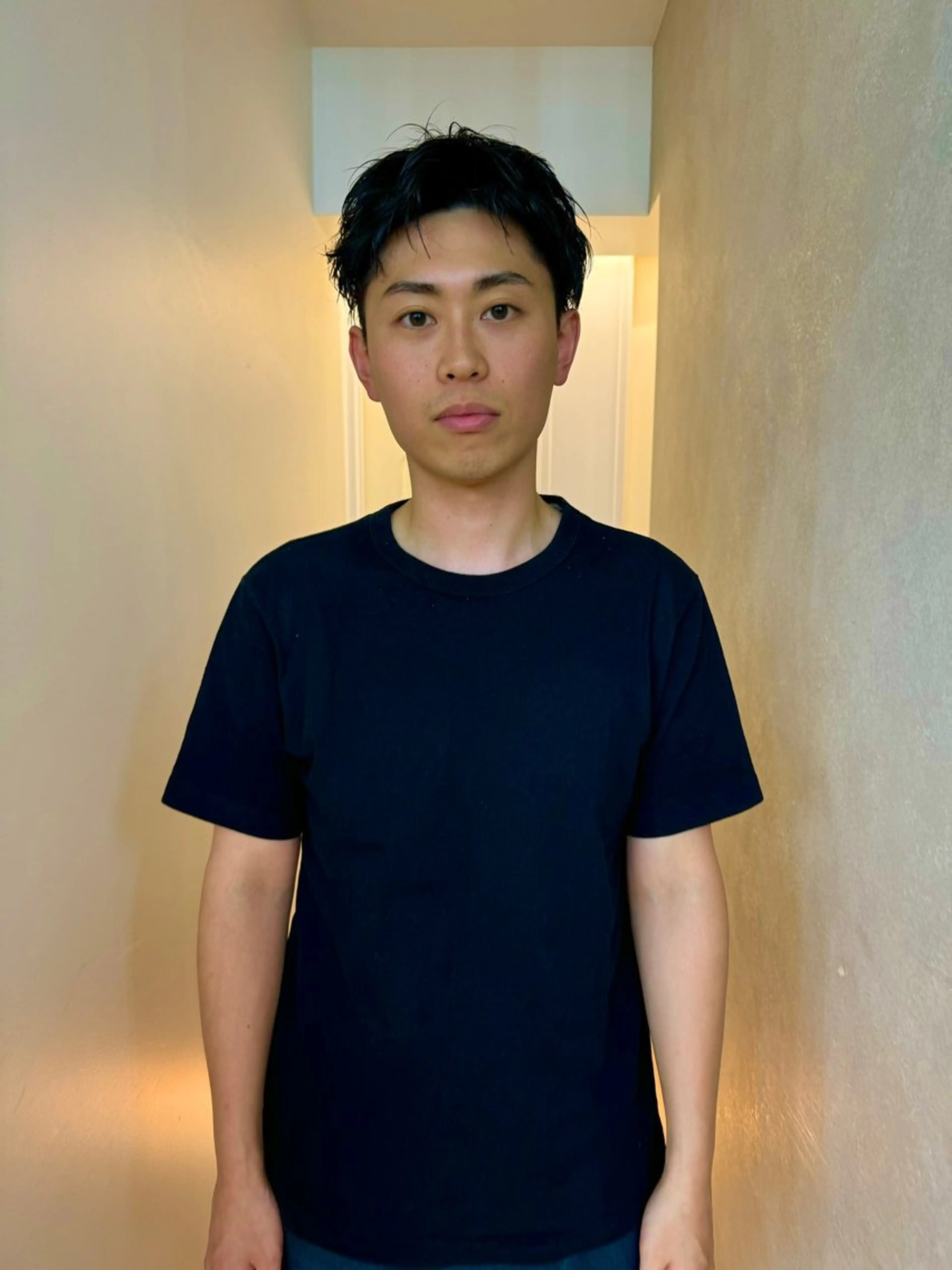 ショート パーマ メンズ カット パーマ 🇰🇷カルマパーマ kaito🇰🇷のヘアスタイル