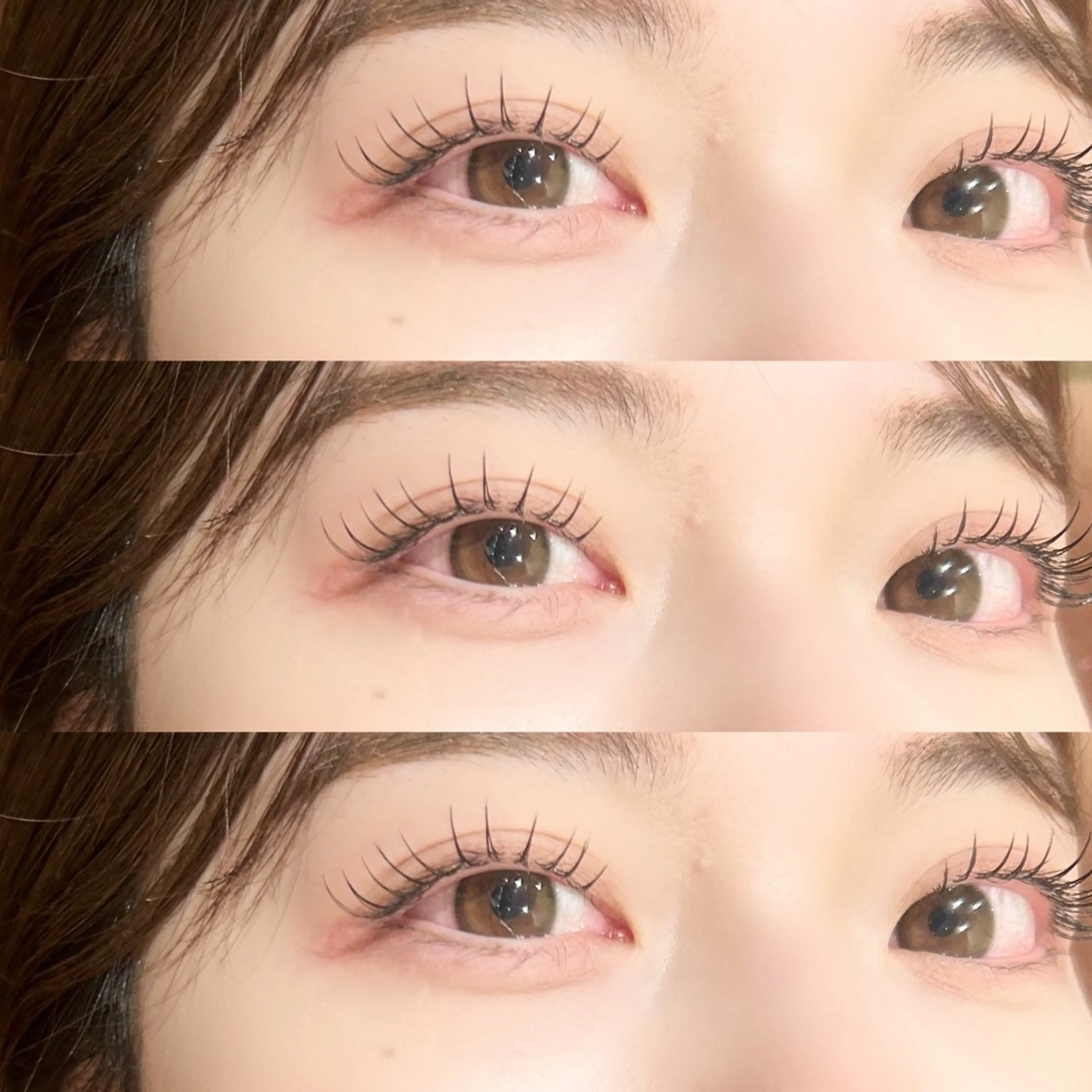 マツエク・マツパ フラットラッシュ M.wish Satsuki🖤のマツエク・マツパデザイン