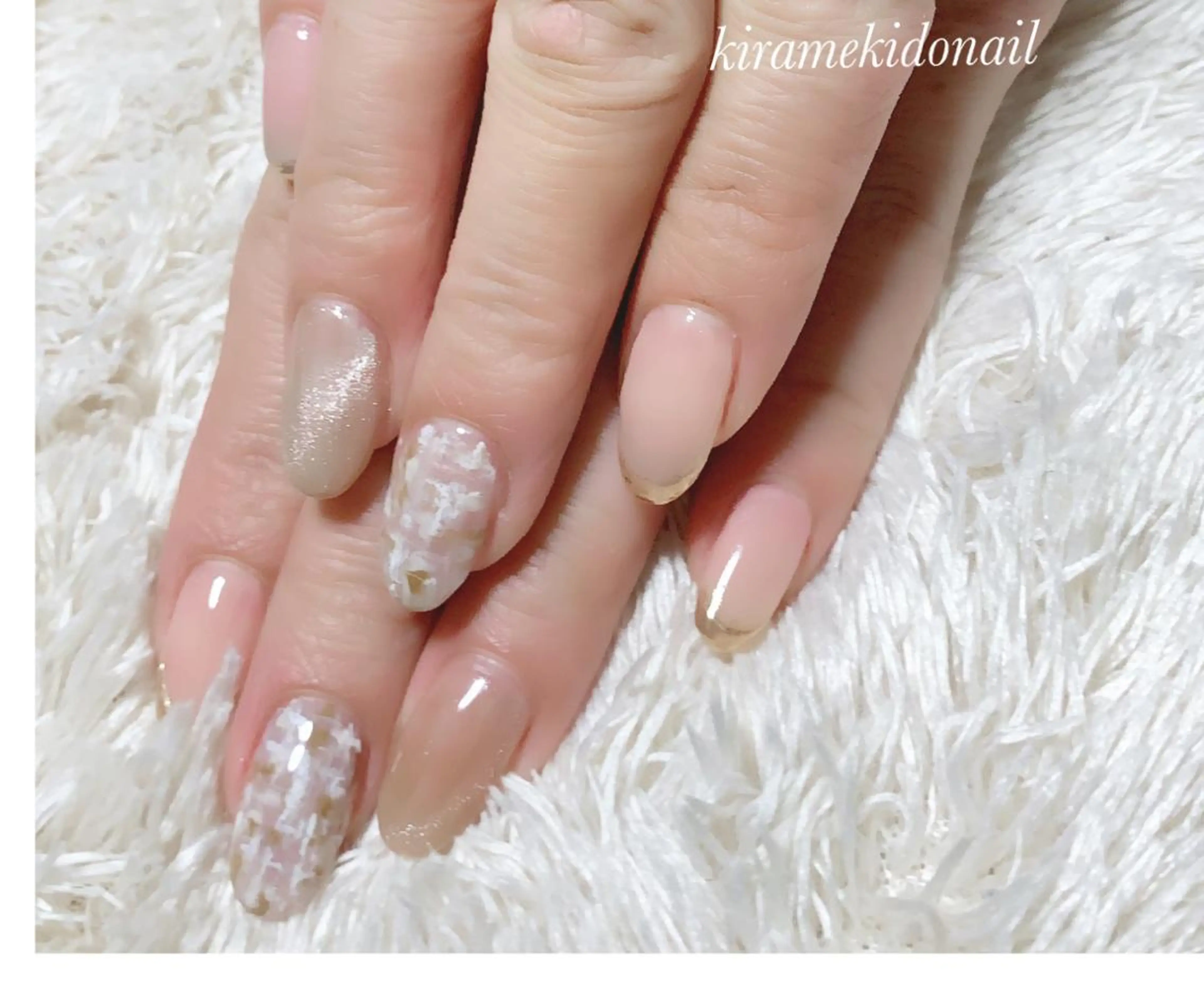 ネイル ハンドネイル kiramekido nail salon所属・林 禅のネイルデザイン