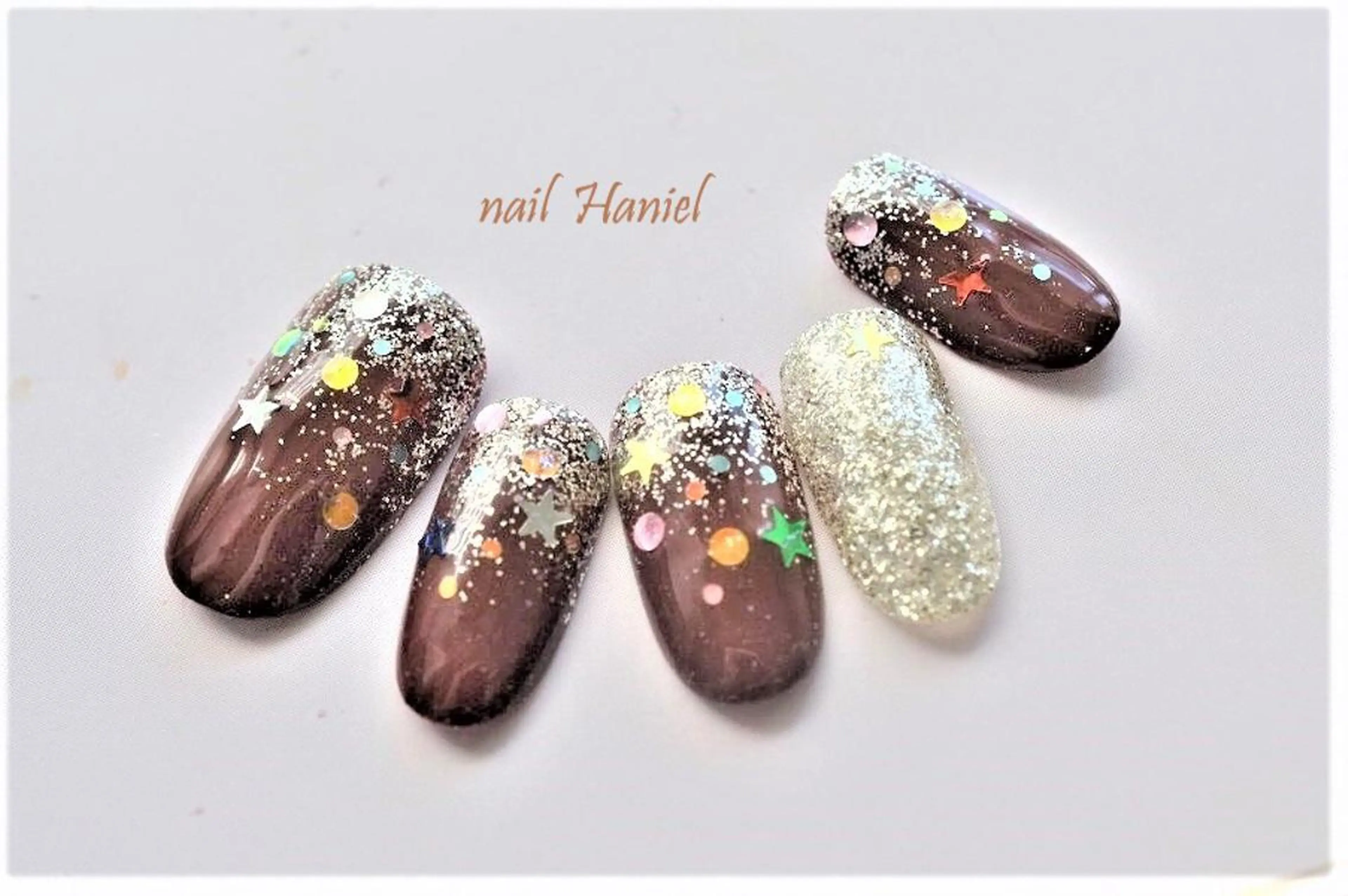 ネイル アートネイル フットネイル ジェルネイル 冬ネイル クリスマス nail Haniel所属・半蔵門サロンハニエル 魅神 ちよのネイルデザイン