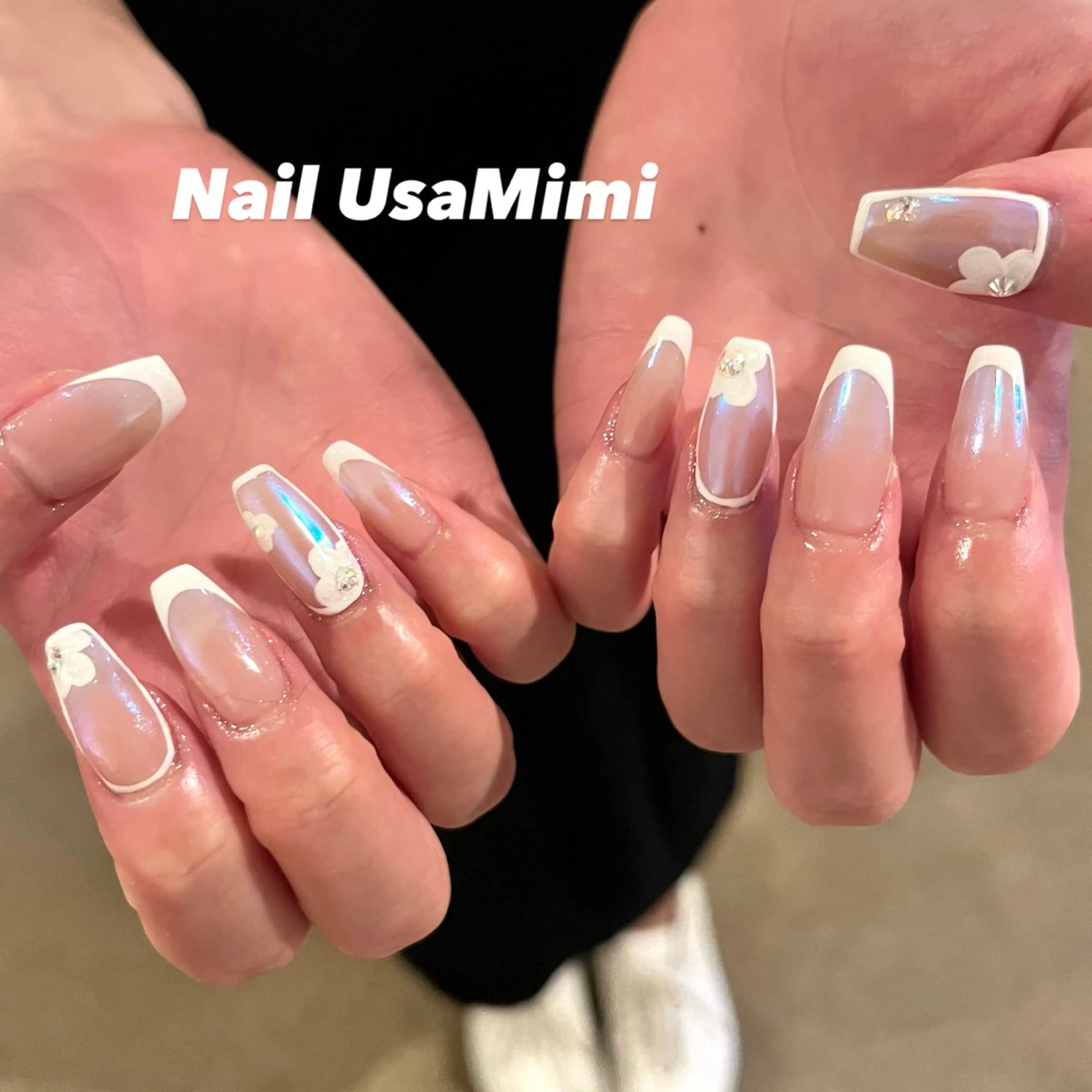 ネイル ブライダルネイル ハンドネイル Nail Usa Mimi ASAKOのネイルデザイン