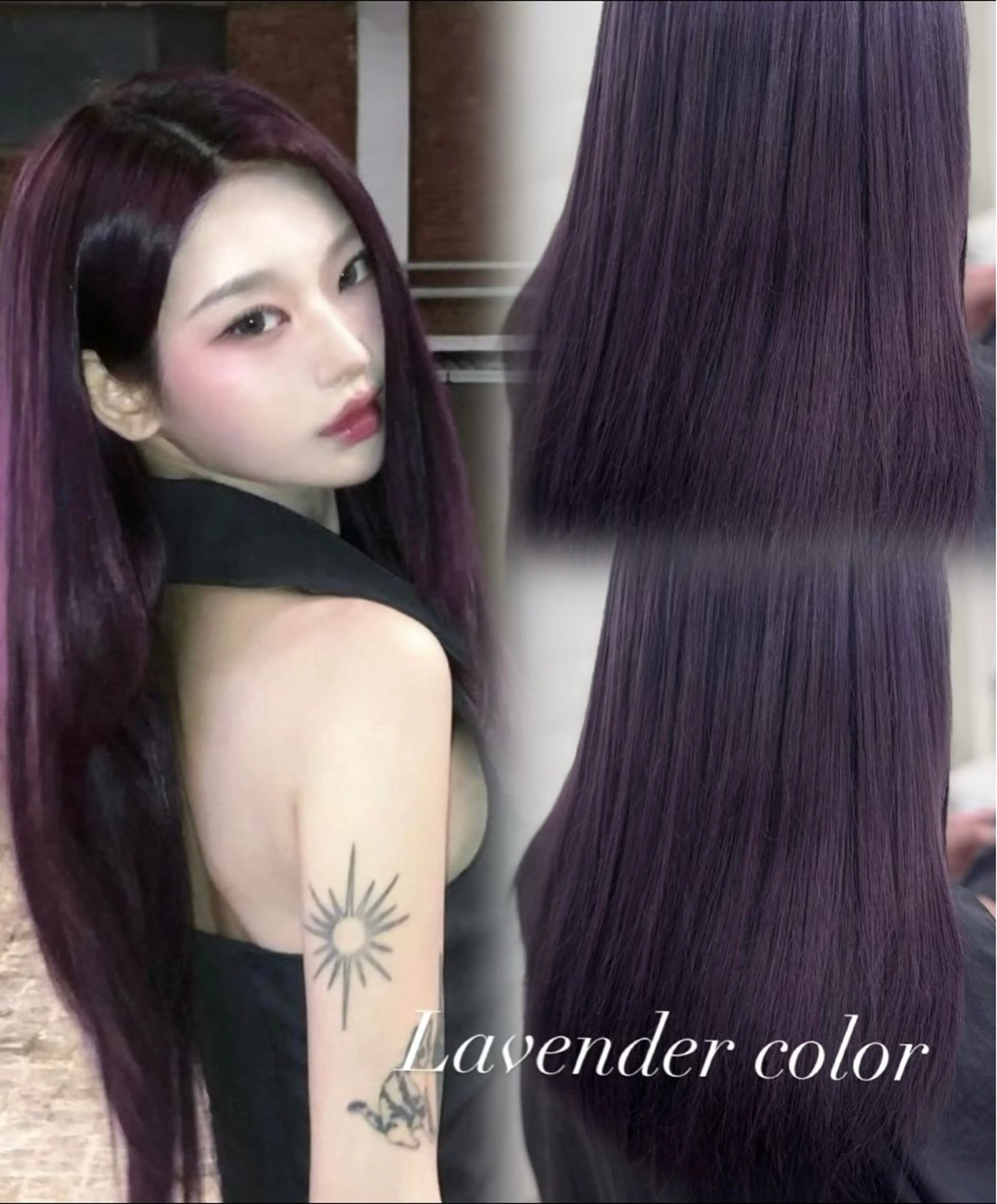 セミロング カラー ラベンダーカラー navi所属・トレンドヘア/ ワンホン/aimiのヘアスタイル