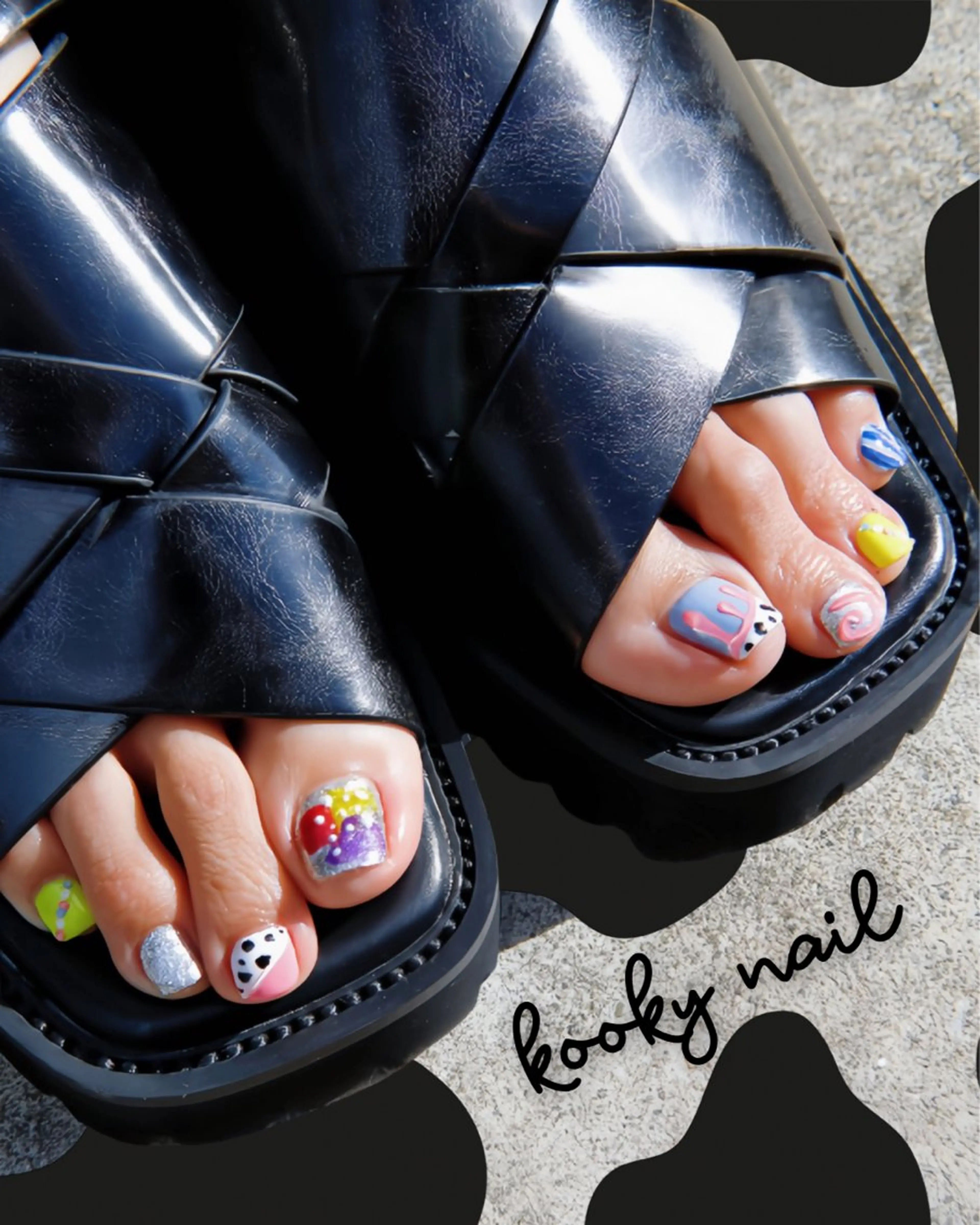 ネイル フットネイル kooky nail (予約はｲﾝｽﾀへ)のネイルデザイン
