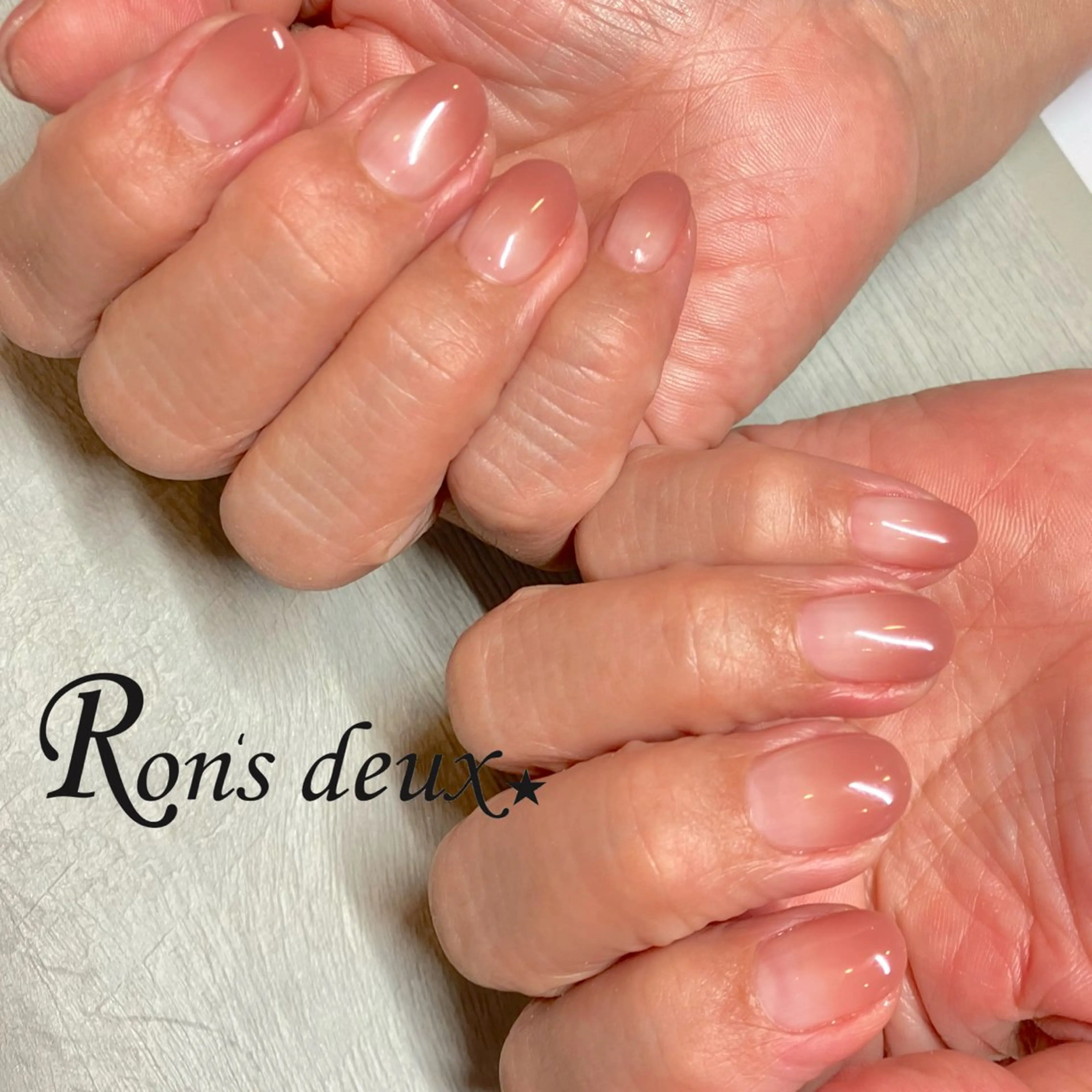 【オフあり】カラグラorフレンチ💅💜アート無しの写真