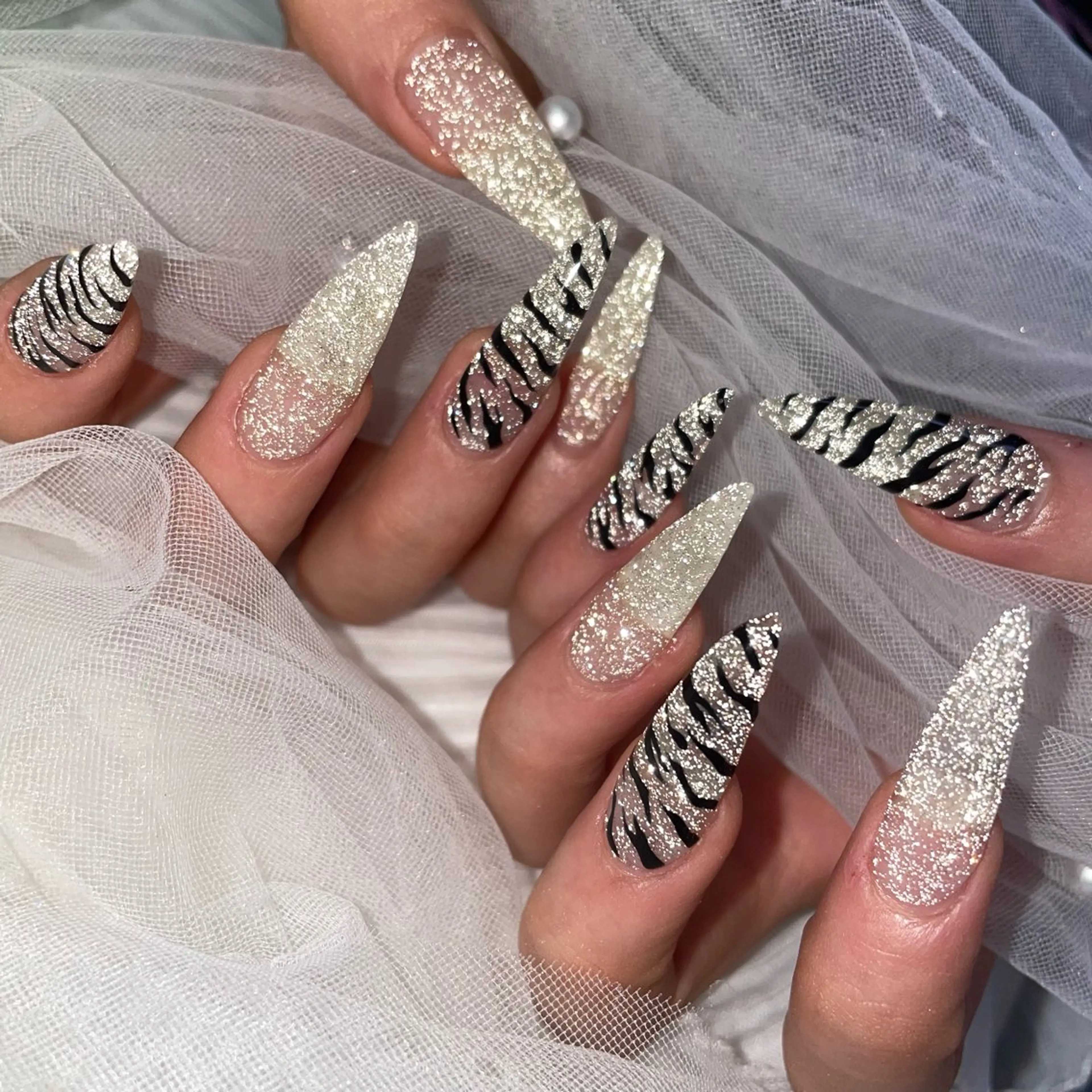 ロング ハンドネイル cho nailのネイルデザイン