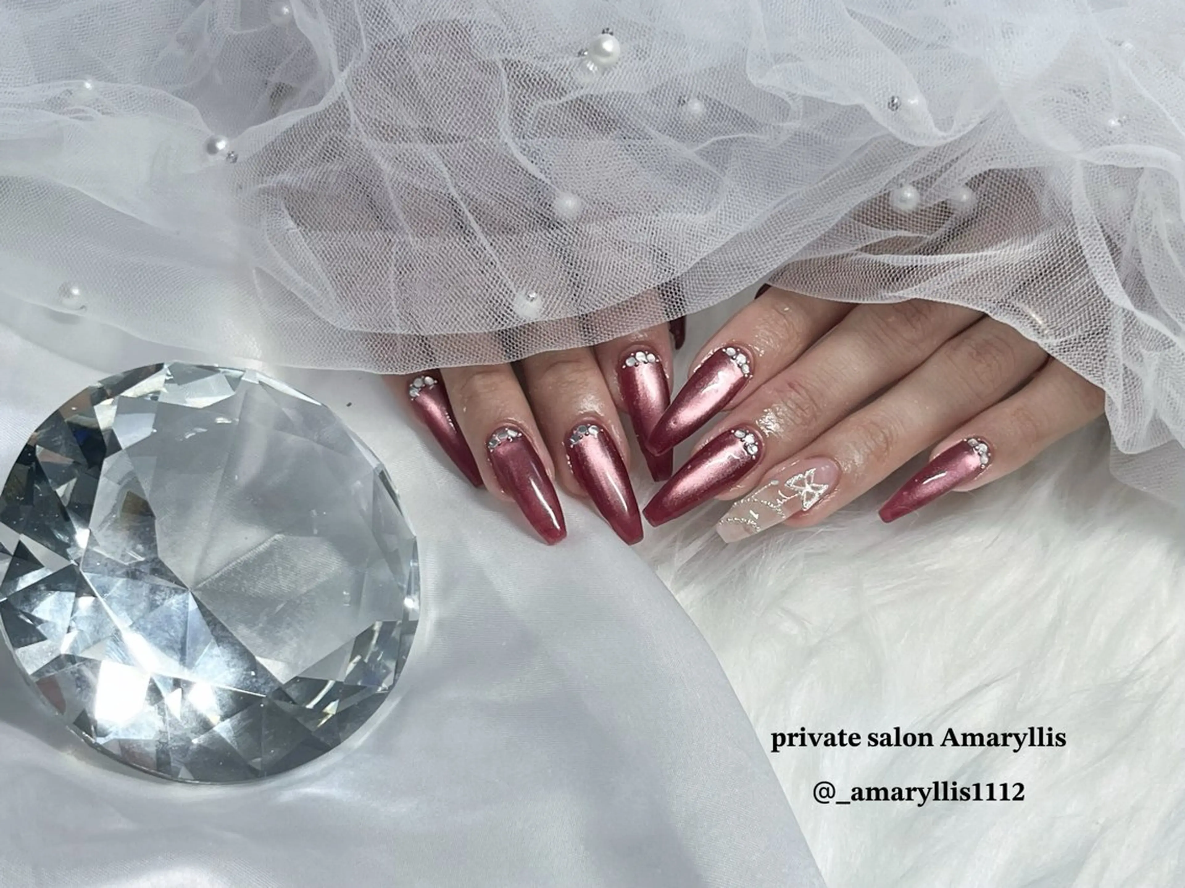 ネイル ハンドネイル 𝑹𝒆𝒏𝒐 八尾ネイルのネイルデザイン