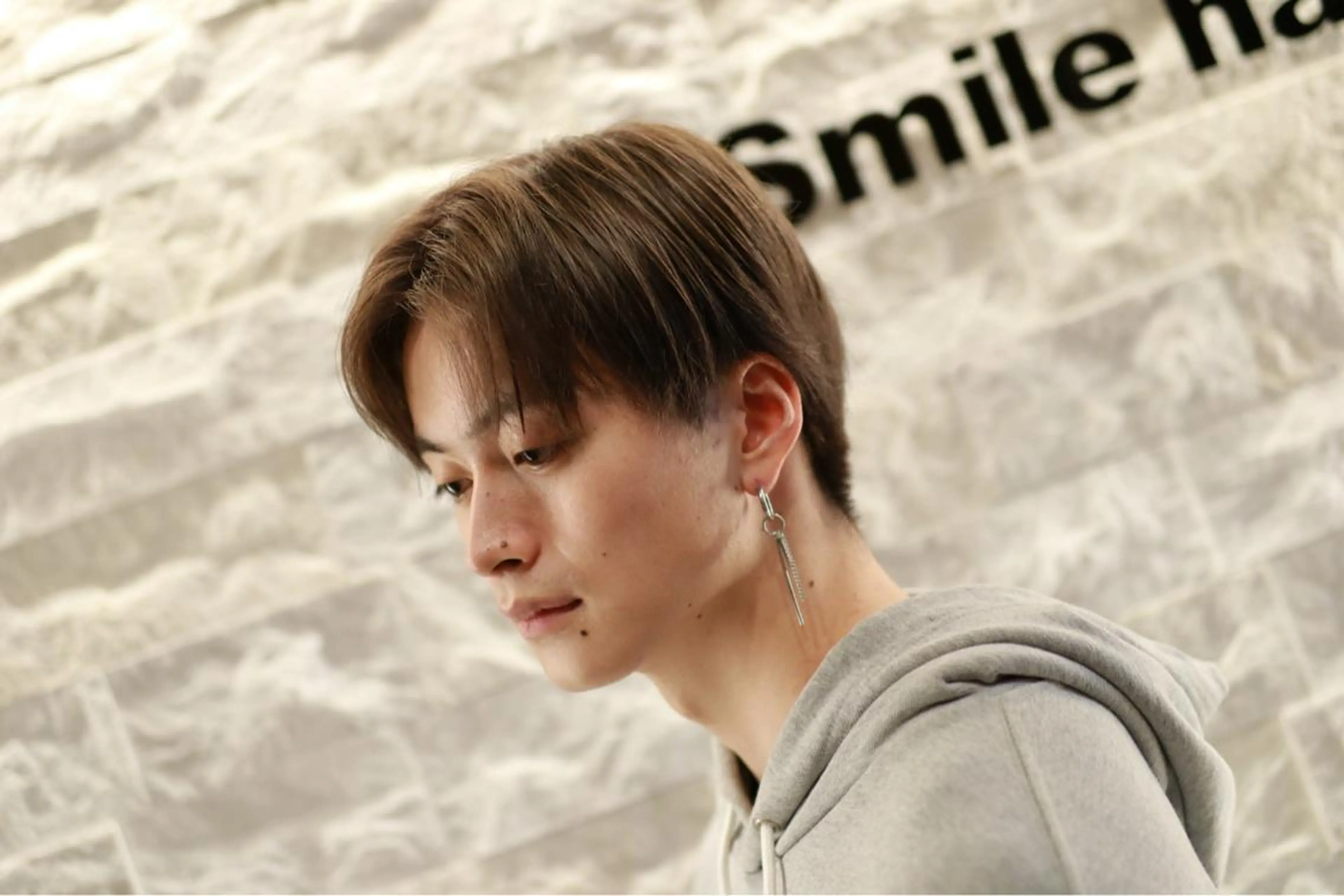 カラー メンズ メンズブリーチ ブリーチ カット 福留 叶太のヘアスタイル