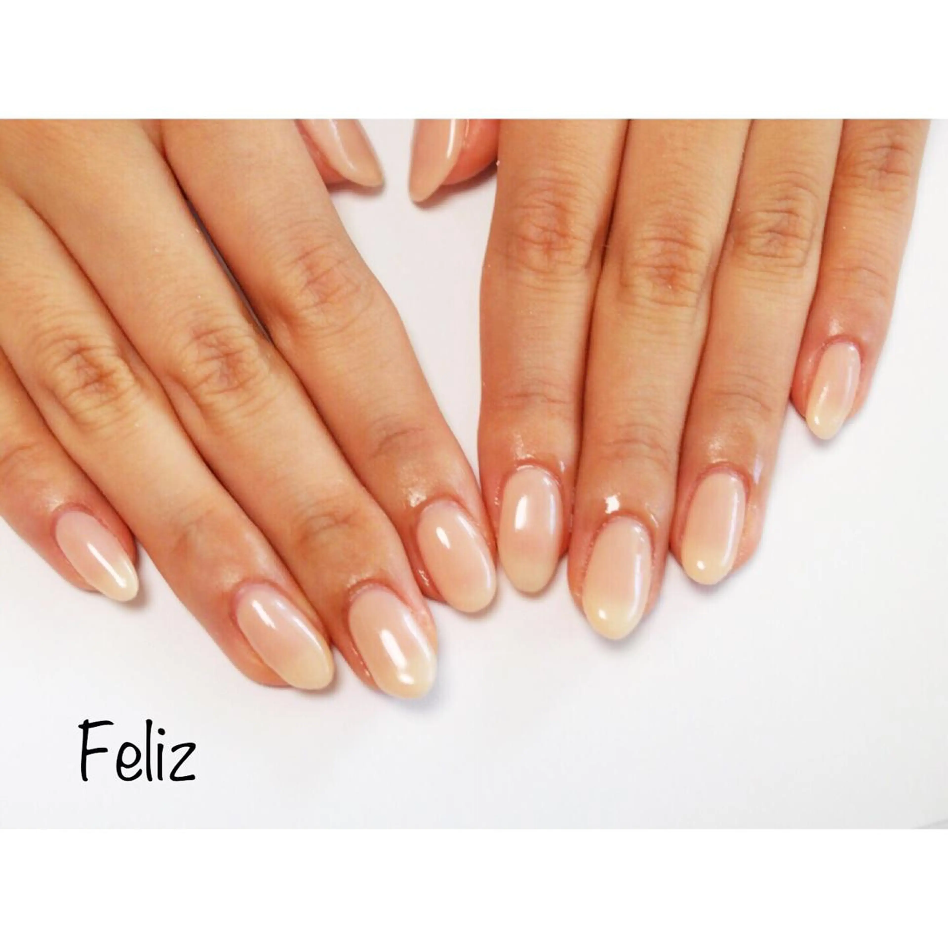 ネイル 痛ネイル/ワンホン/ フィルイン/長さだしのネイルデザイン