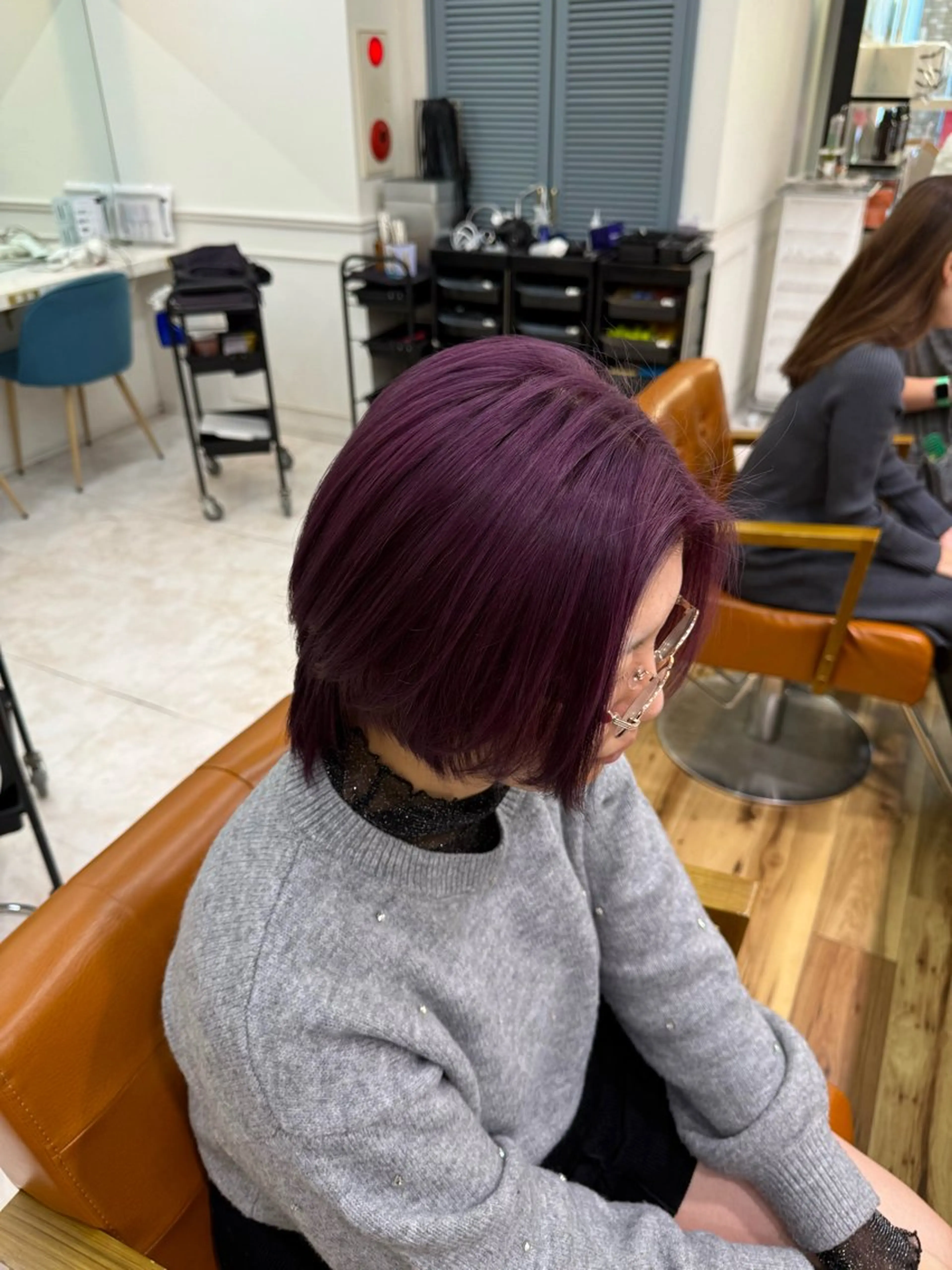 ショート カラー ブリーチ ケアブリーチ ヘアカラー 木村 咲花のヘアスタイル