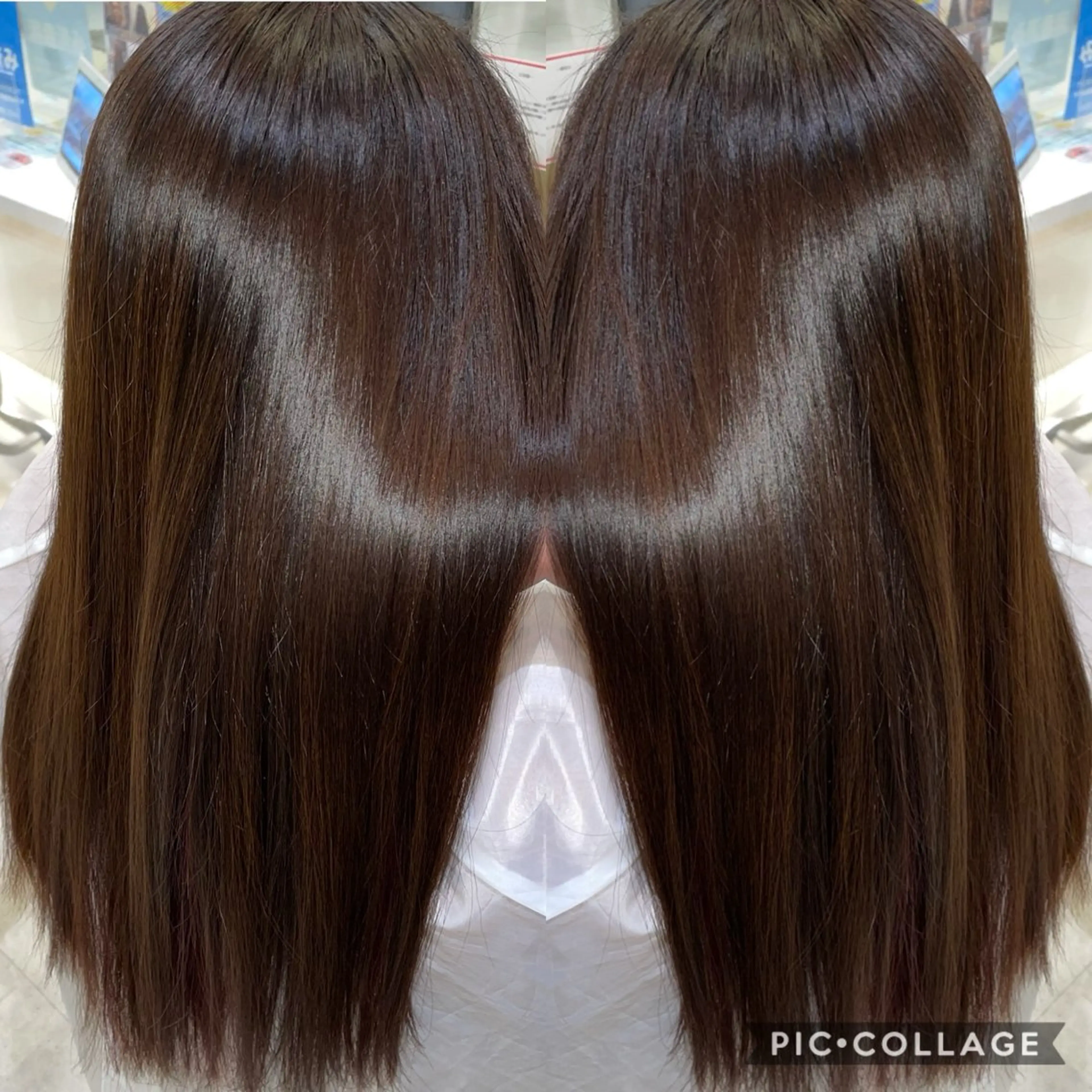 ロング トリートメント 朝尾 愛花のヘアスタイル