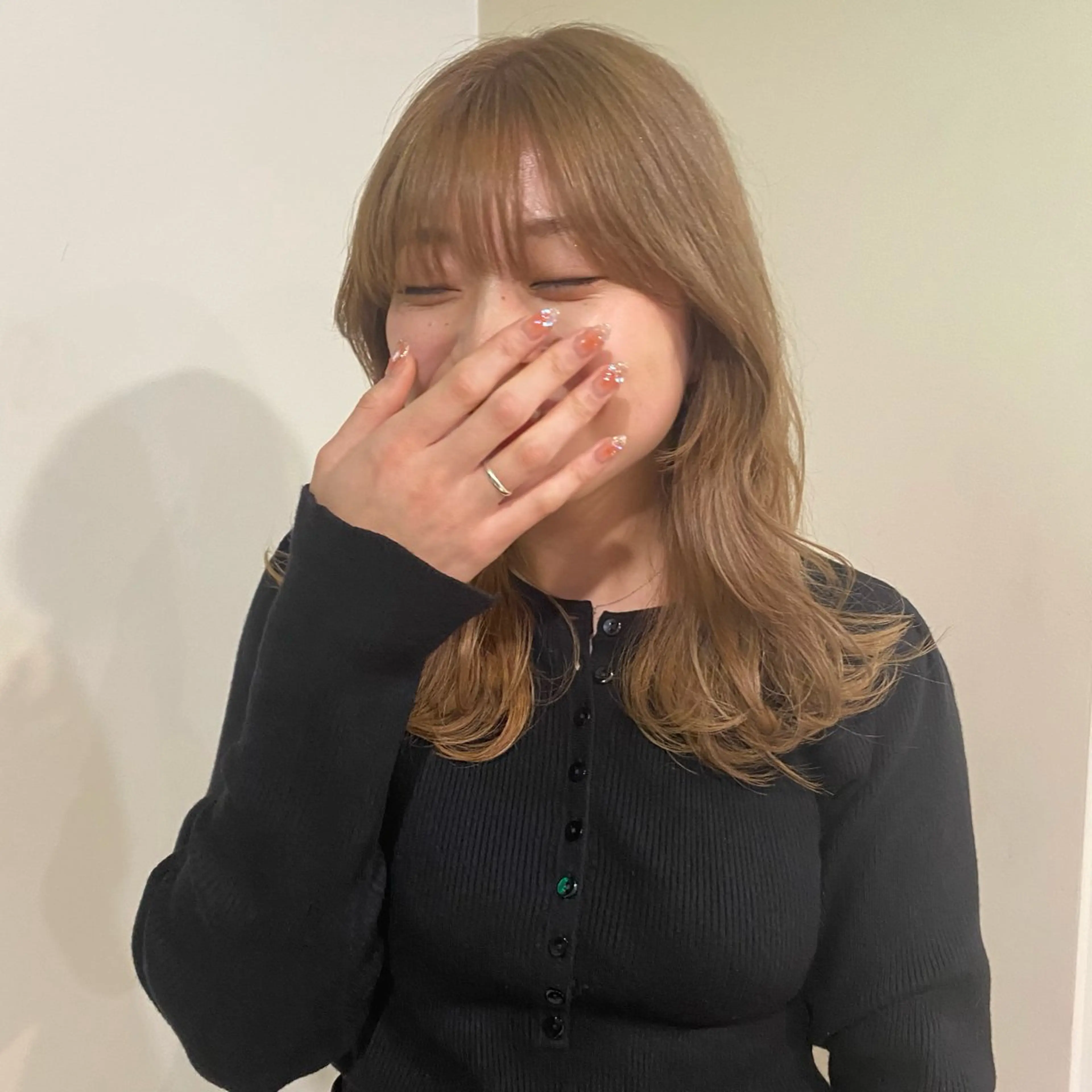 ミディアム カラー ヘアカラー 透明感ハイトーン 🌸takehiroのヘアスタイル