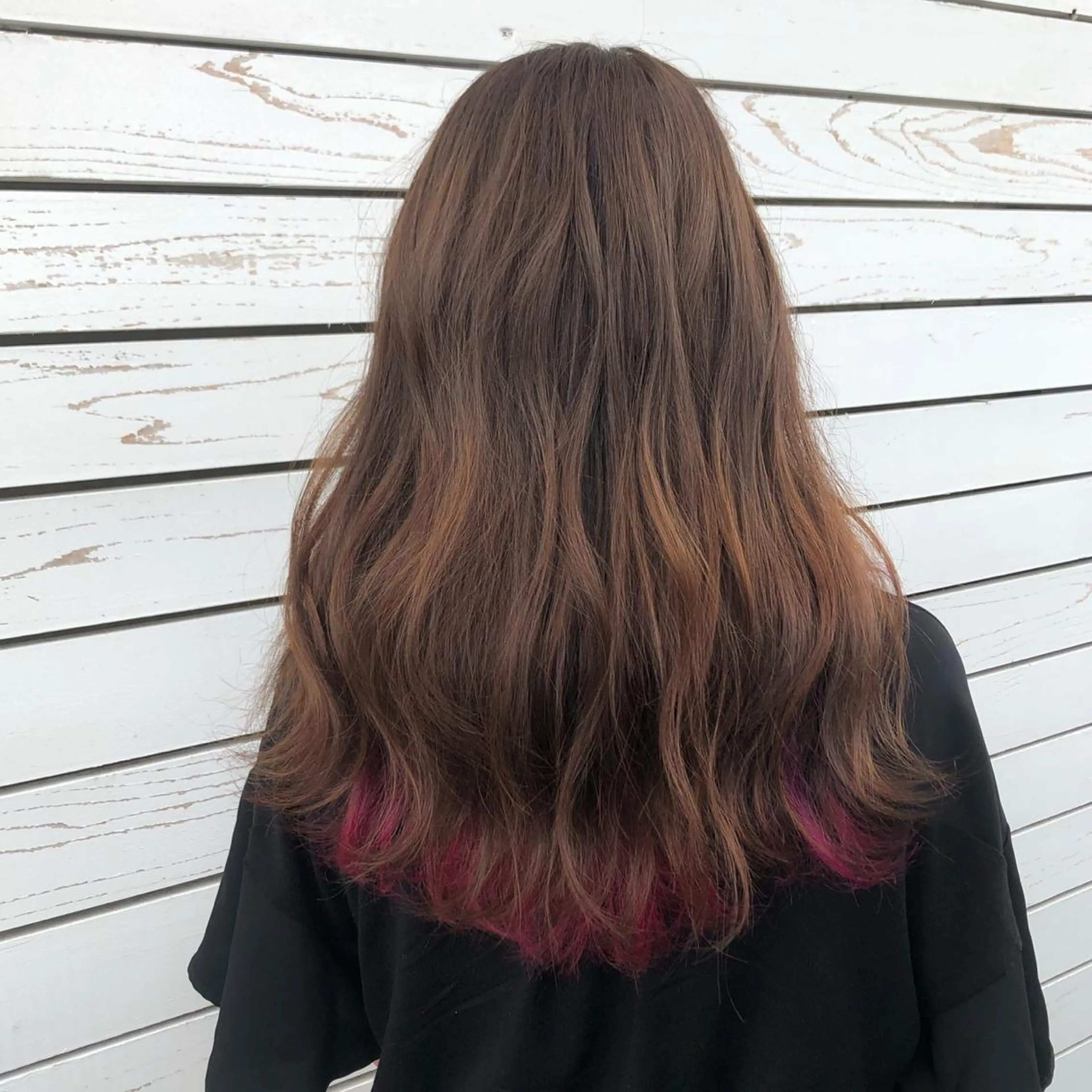 ロング カラー CREAPY所属・CREAPY　日向野 利菜のヘアスタイル