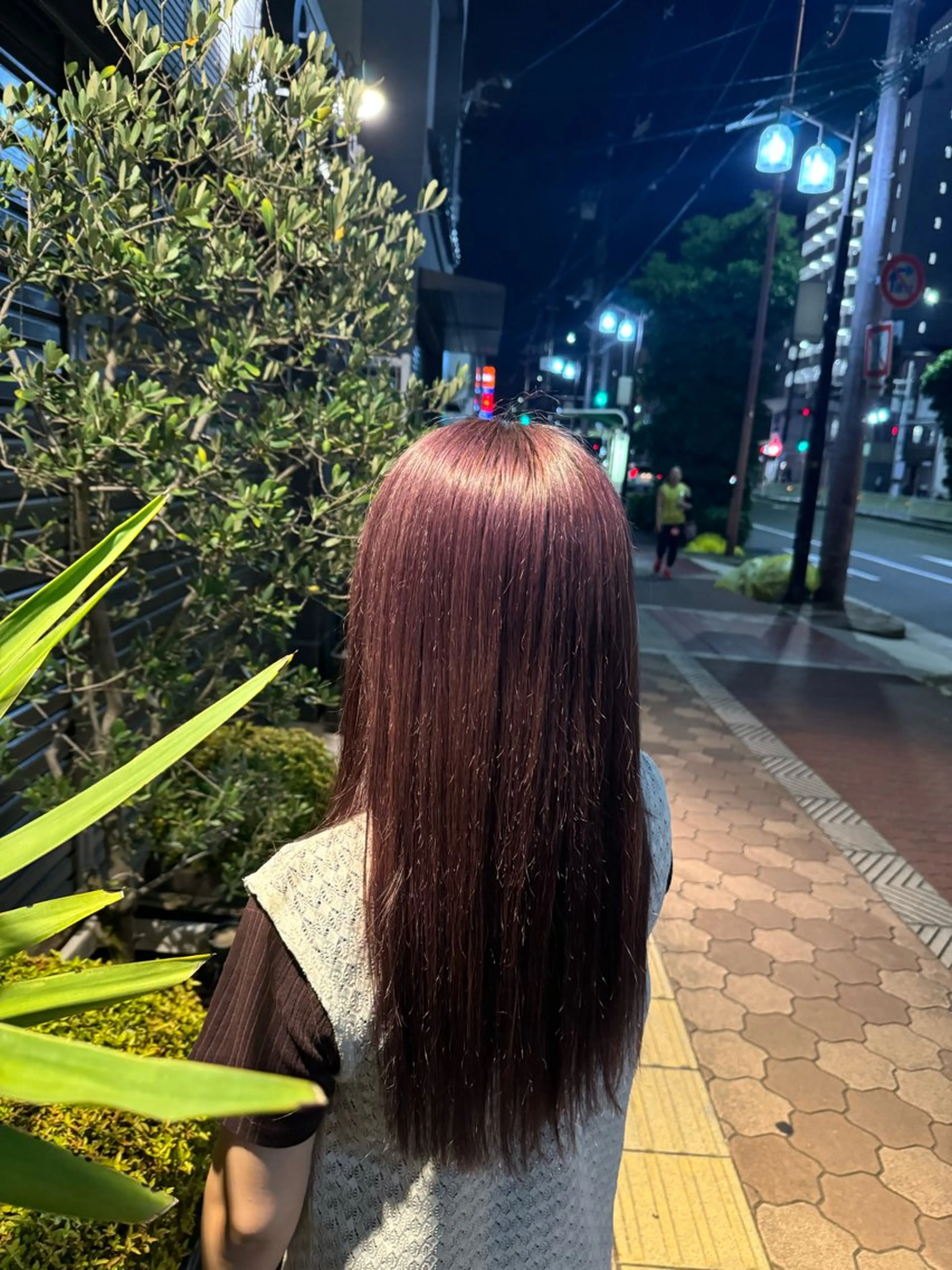 ロング カラー パープルカラー 【creer都島】 ෆ‪irohaෆ‪のヘアスタイル