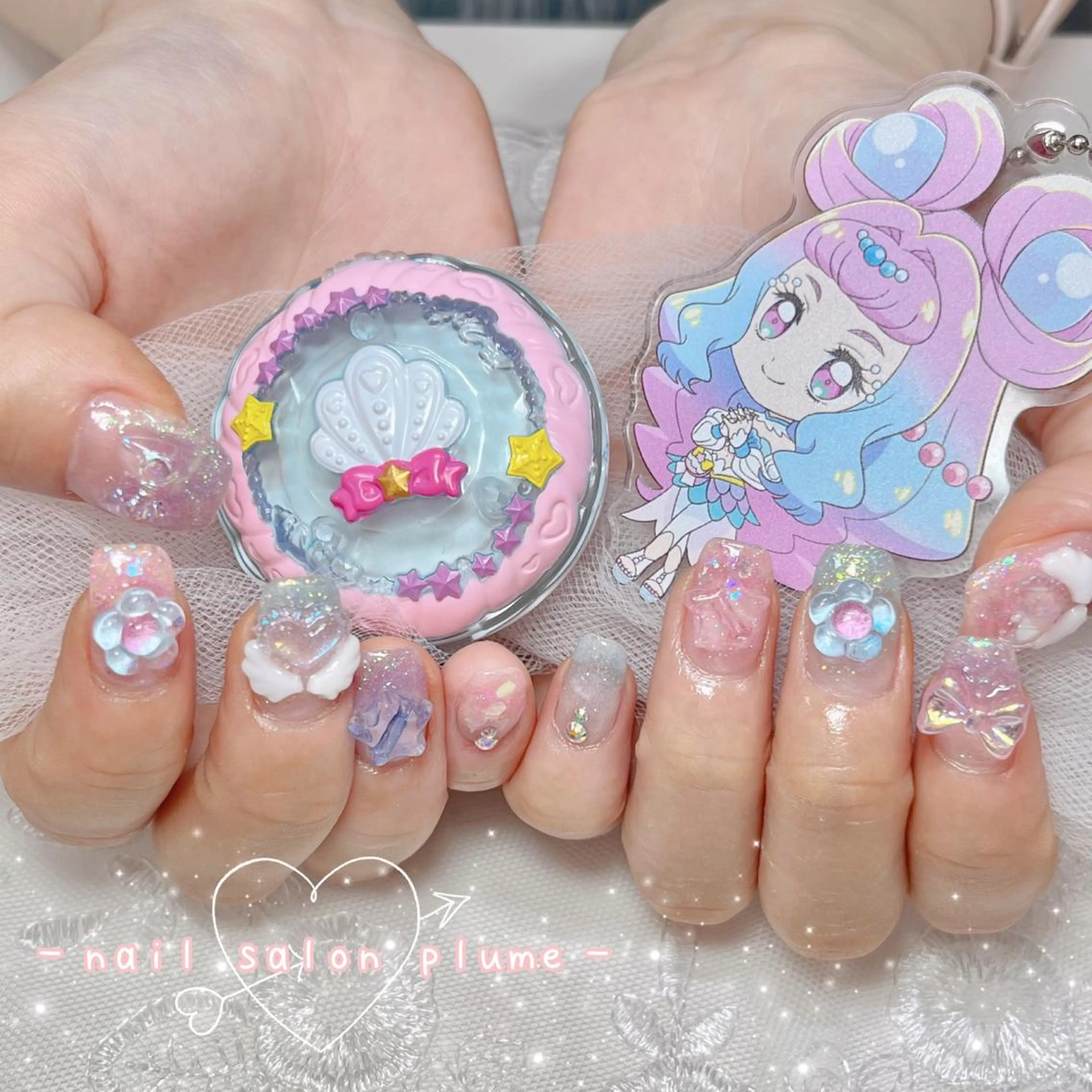 ネイル ハンドネイル plume nail ☆韓国ネイルのネイルデザイン