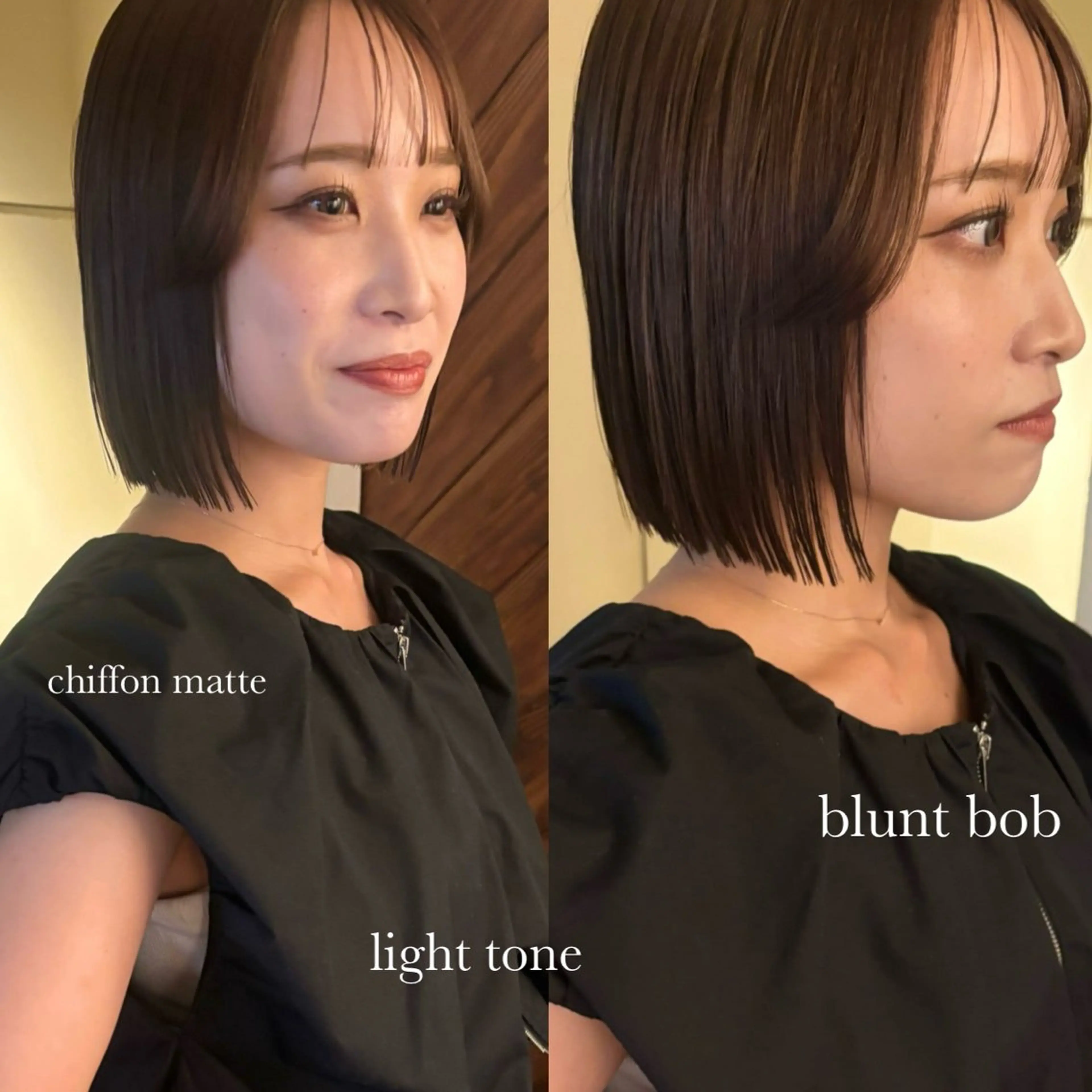 ミディアム カラー カット ヘアカラー ⌇透明感color 🪐ᴍᴇɢᴜᴍɪ ⌇のヘアスタイル