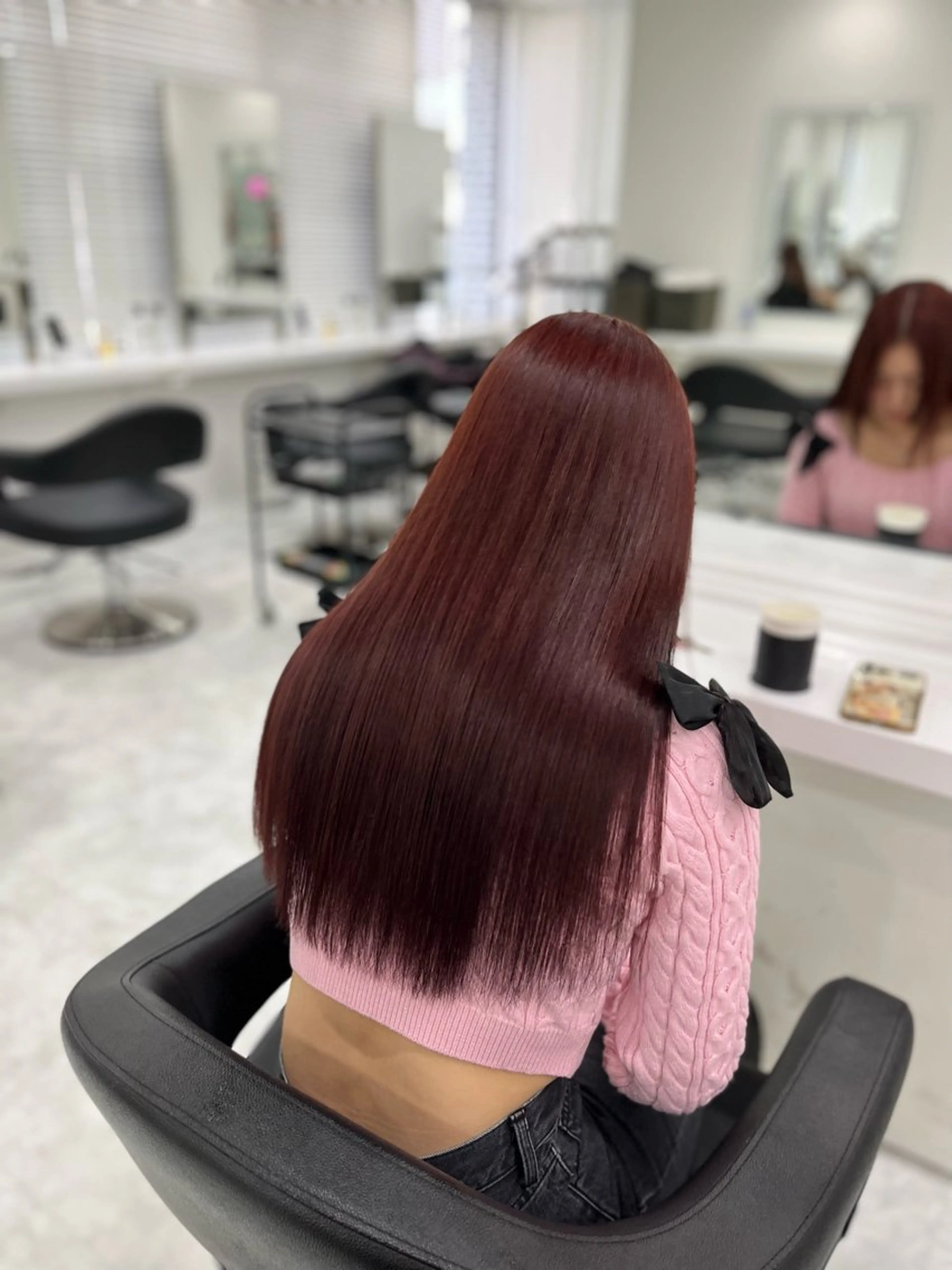 ロング ヘアカラー お洒落暖色 🍒AOI🍒のヘアスタイル