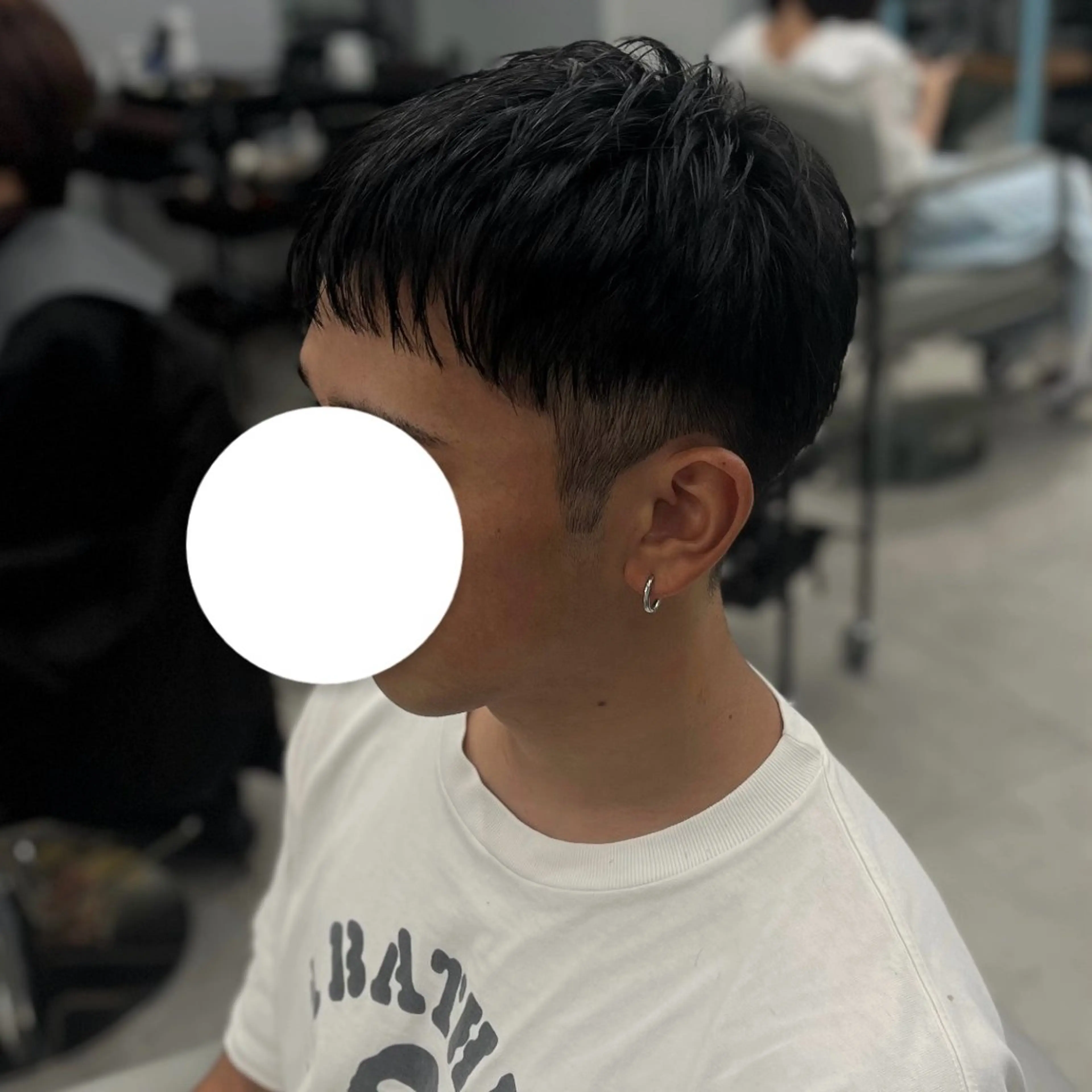 ショート メンズ ショートヘア 無料カットモデル ユナのヘアスタイル
