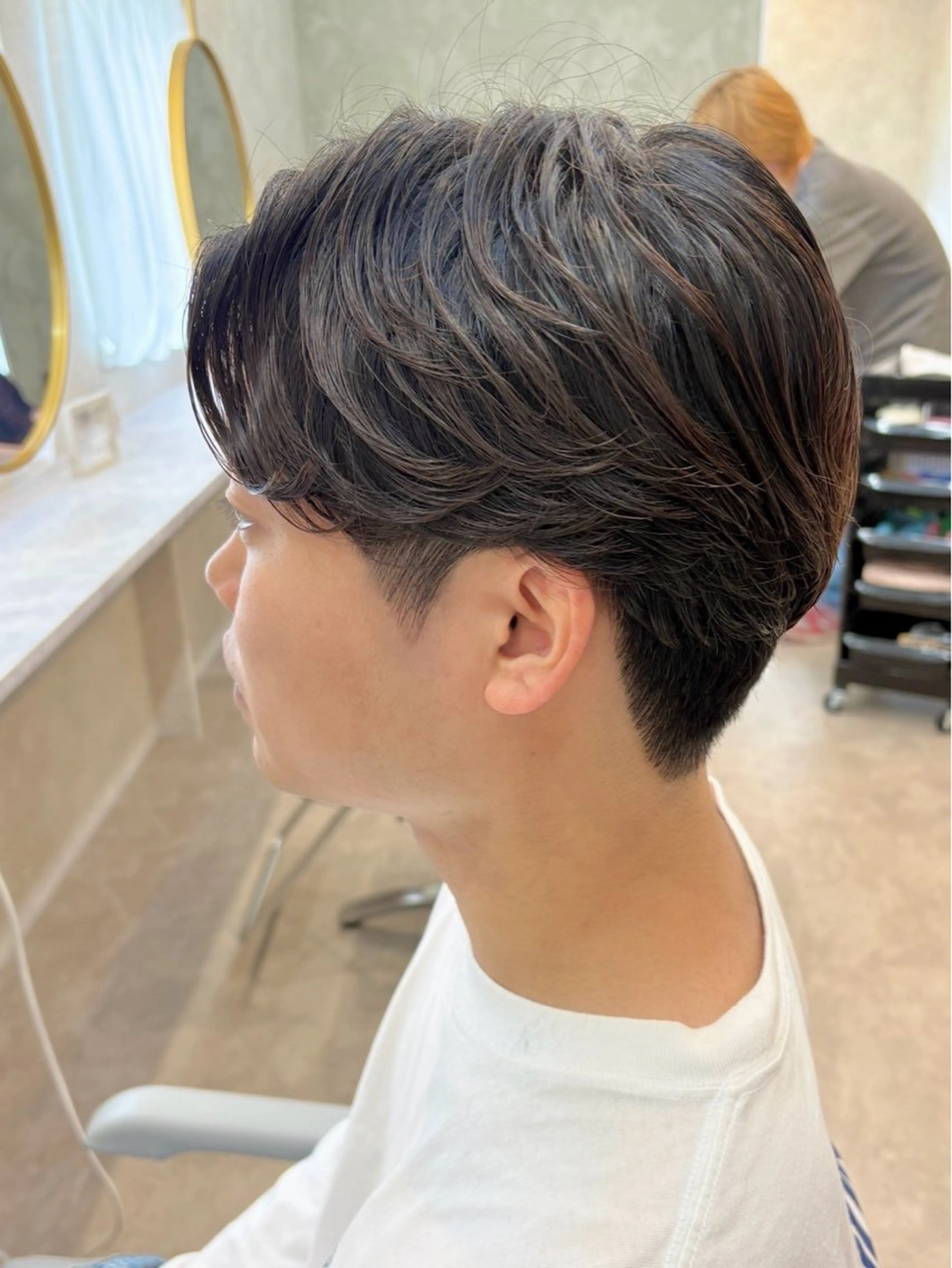 パーマ メンズ カット パーマ 🧸韓国ヘア/メンズ KURUMI🤍のヘアスタイル