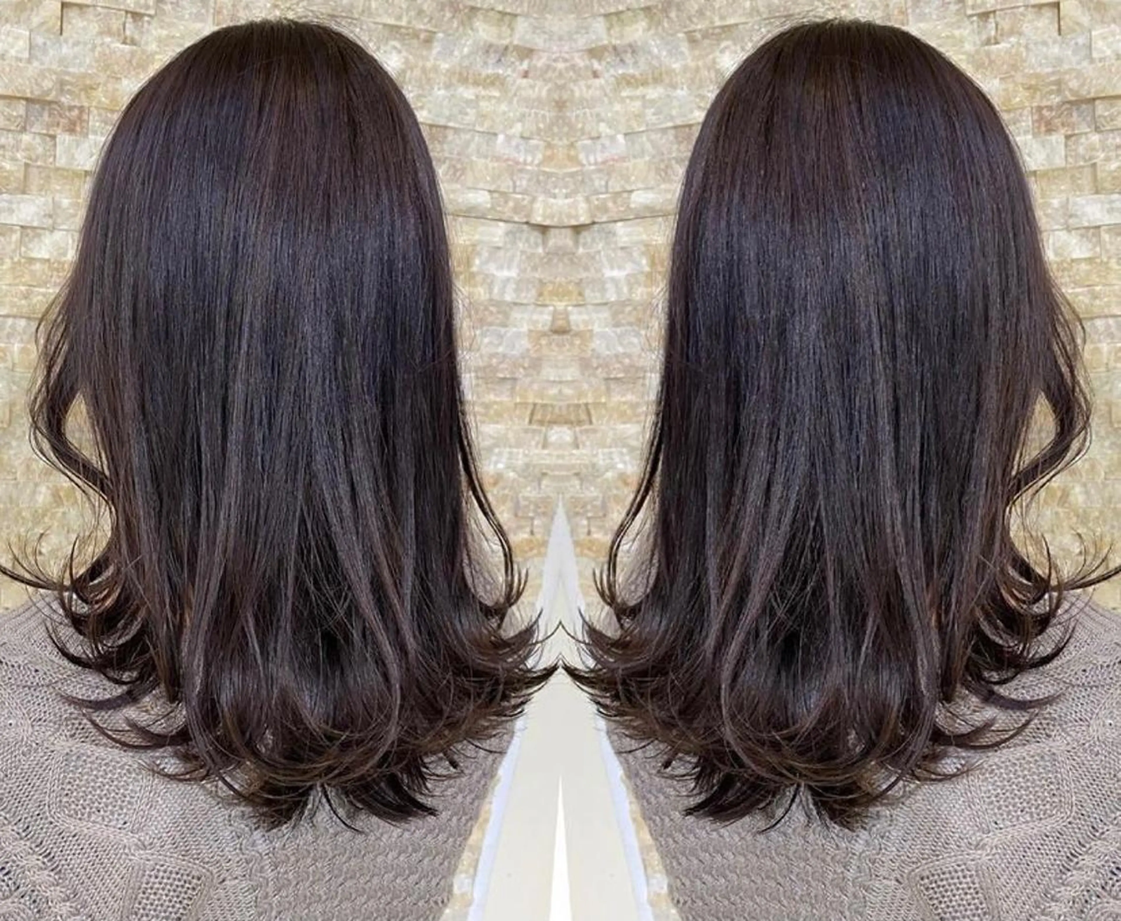 ミディアム カラー グレージュ ラベンダーカラー ラベンダーグレージュ ラベンダーグレー B.Chance所属・大友 琴羽のヘアスタイル