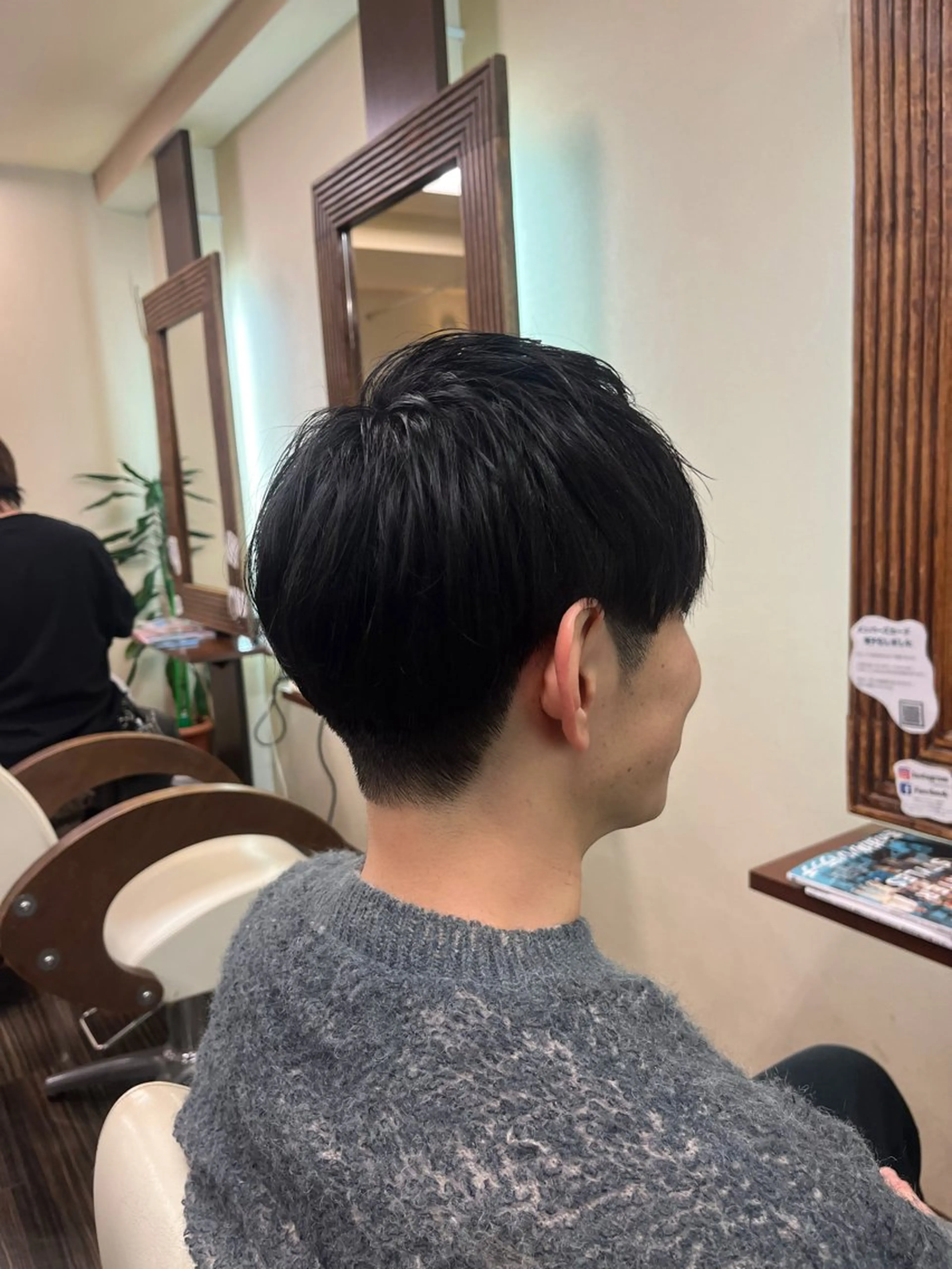 メンズ マッシュ カット トリートメント 森 ハリス誠一のヘアスタイル