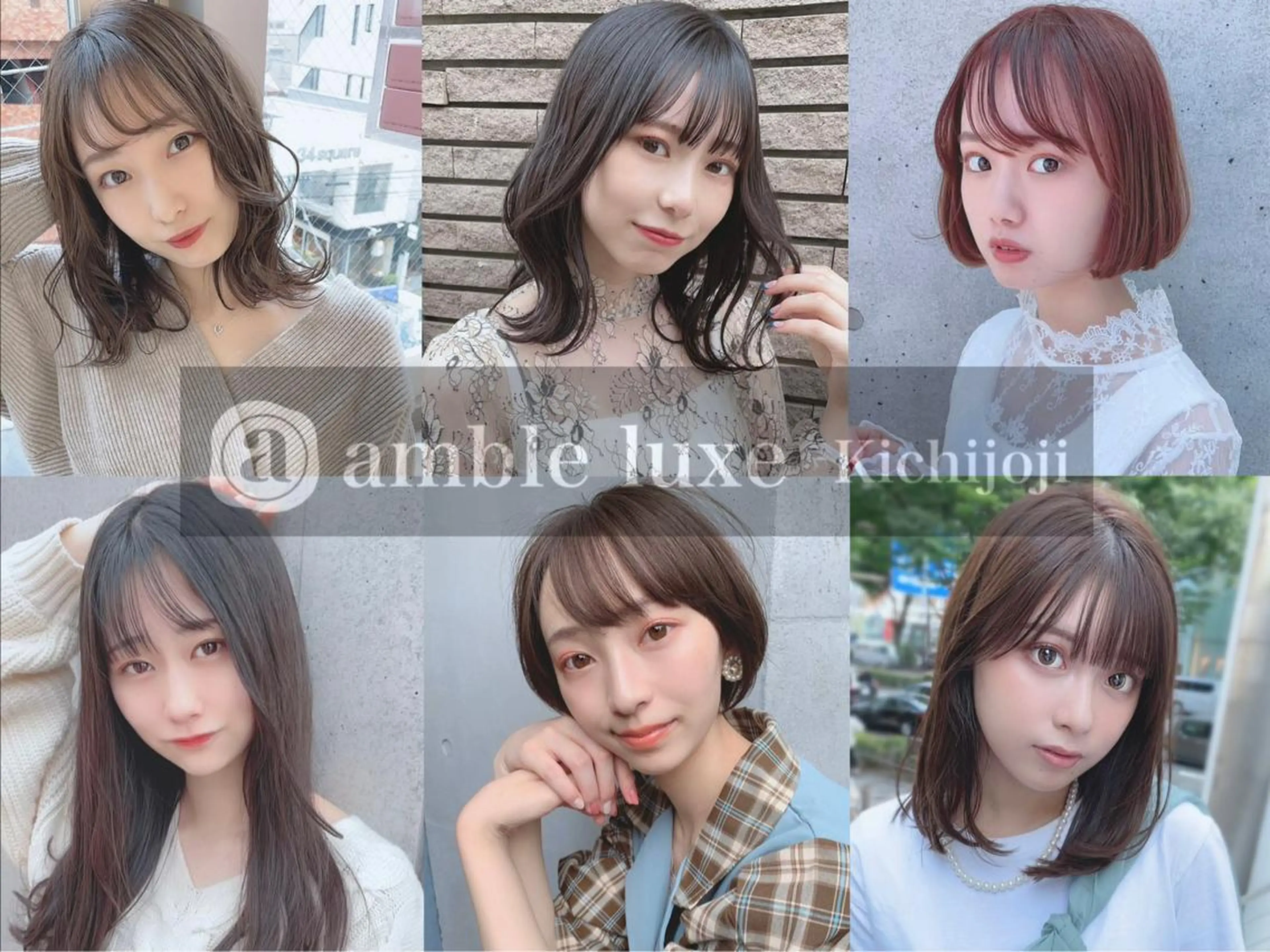 ミディアム カラー パーマ ヘアアレンジ 【公式】amble luxe池袋東口💛のヘアスタイル