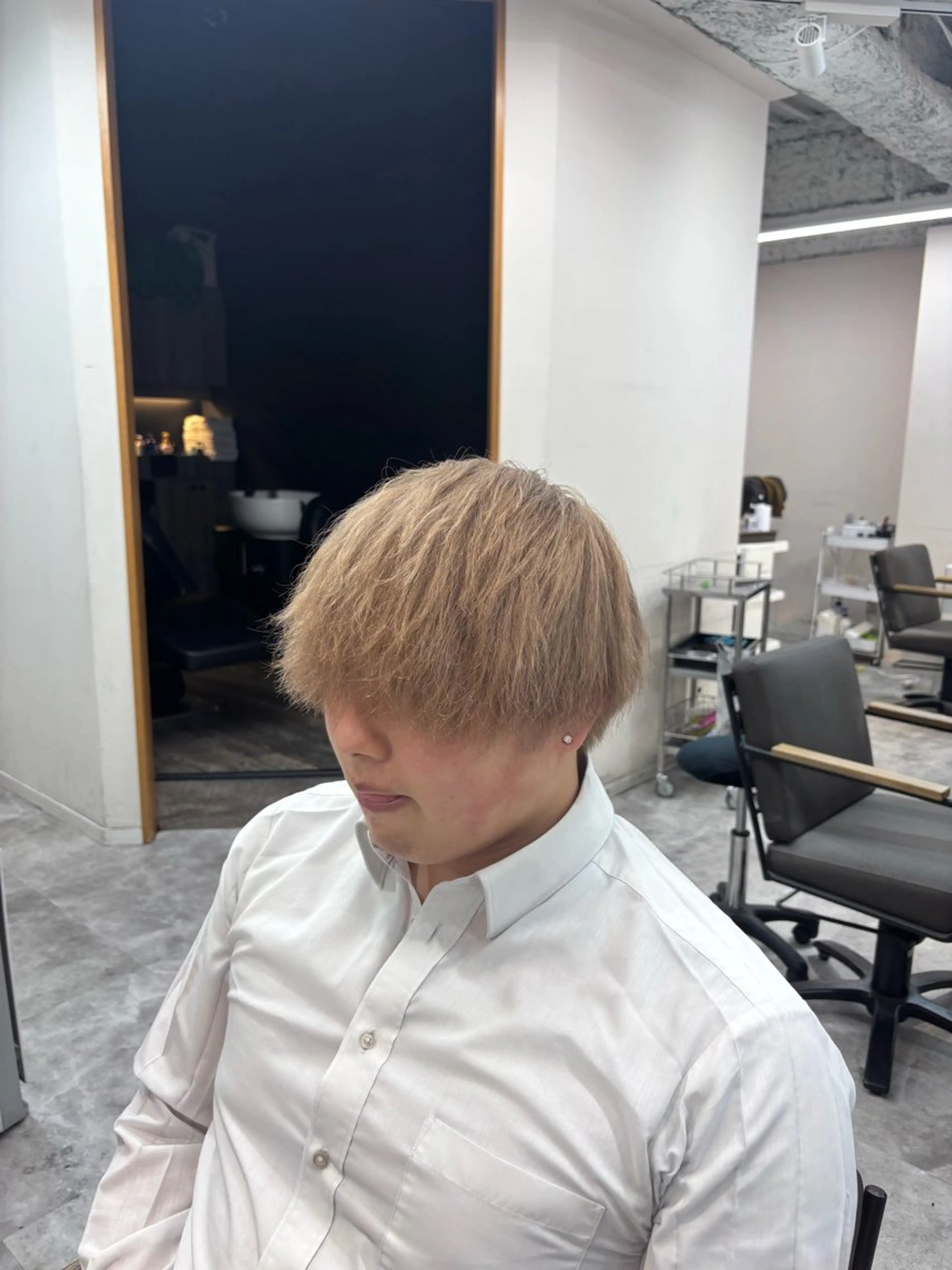 カラー メンズ ダブルカラー DIECE所属・渋谷【メンズ特化】 レンのヘアスタイル