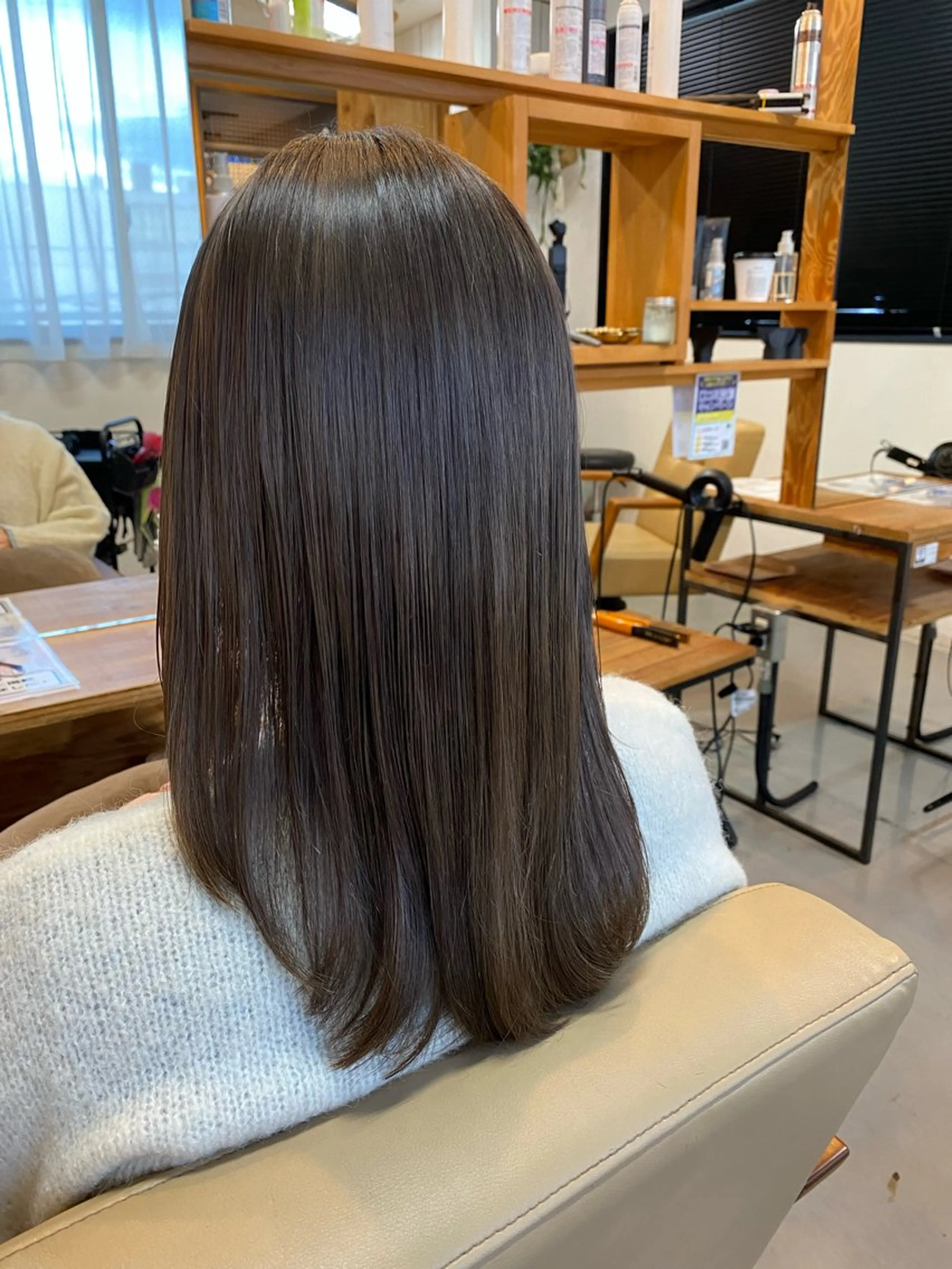 ミディアム カット ヘアカラー JUNO所属・阪神西宮★JUNO 川﨑温子のヘアスタイル