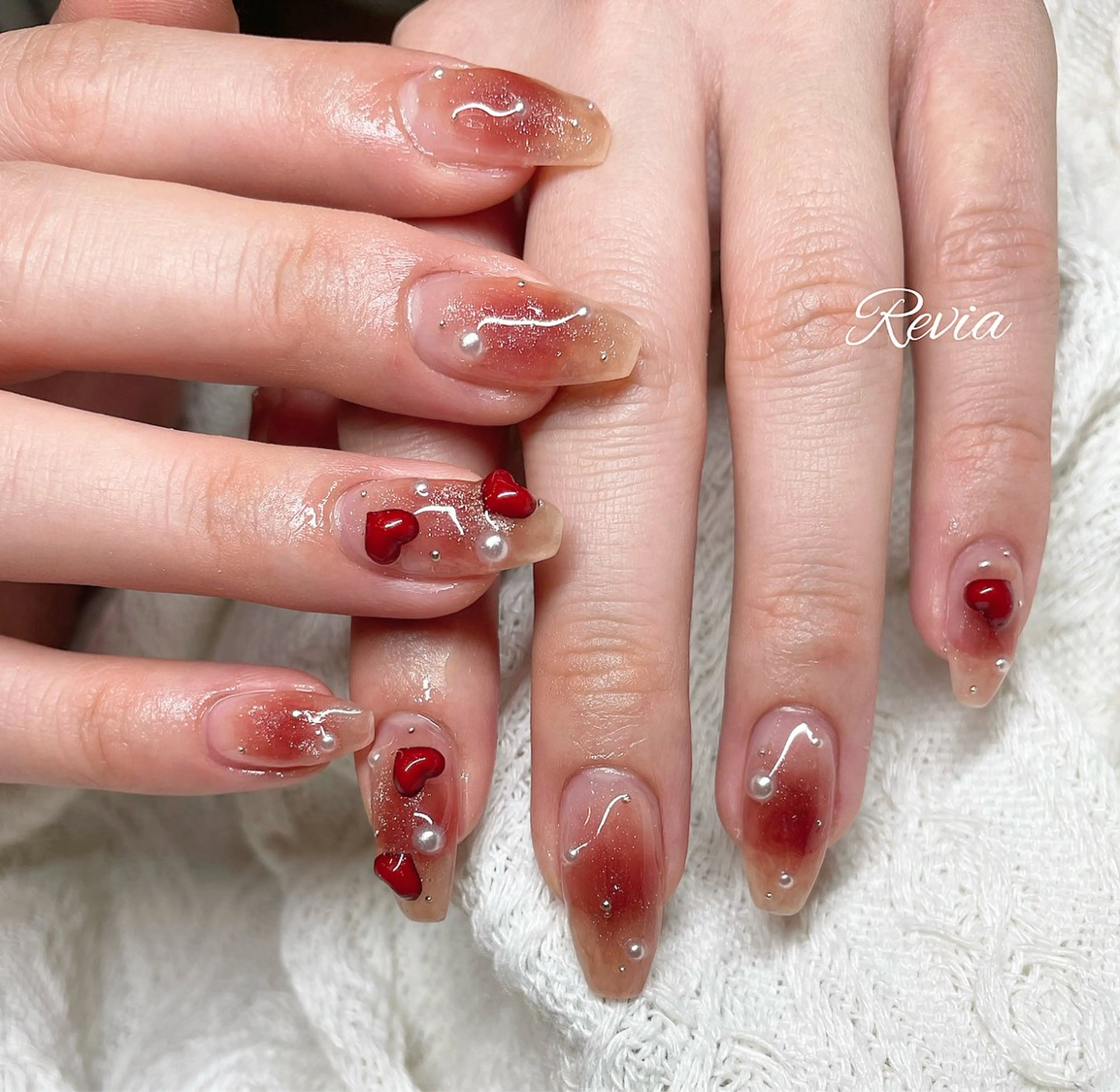 ネイル ハンドネイル revia所属・ERI Nailistのネイルデザイン