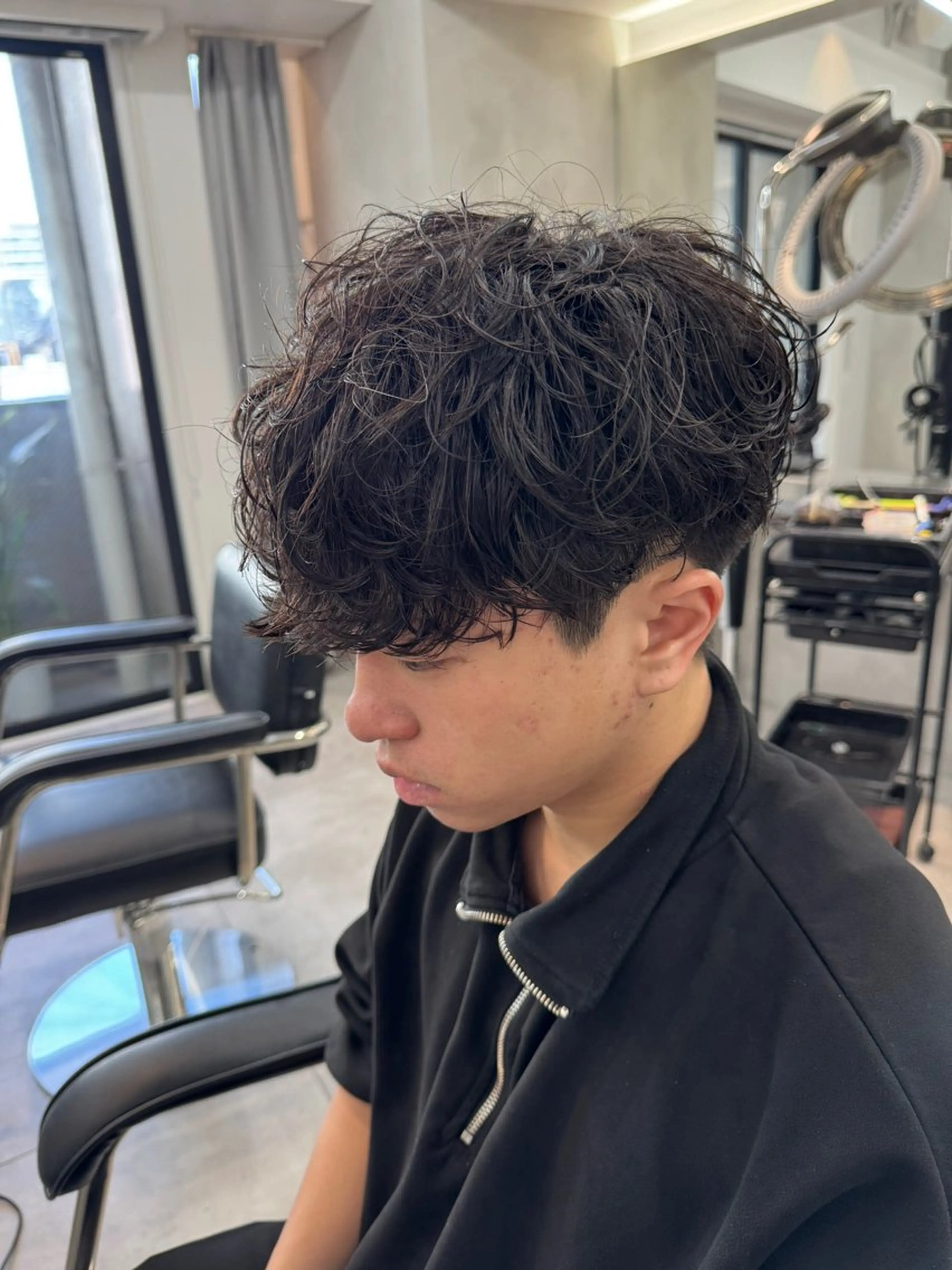 パーマ メンズ カット パーマ 大宮メンズ特化/パー マ職人/小川藍人のヘアスタイル
