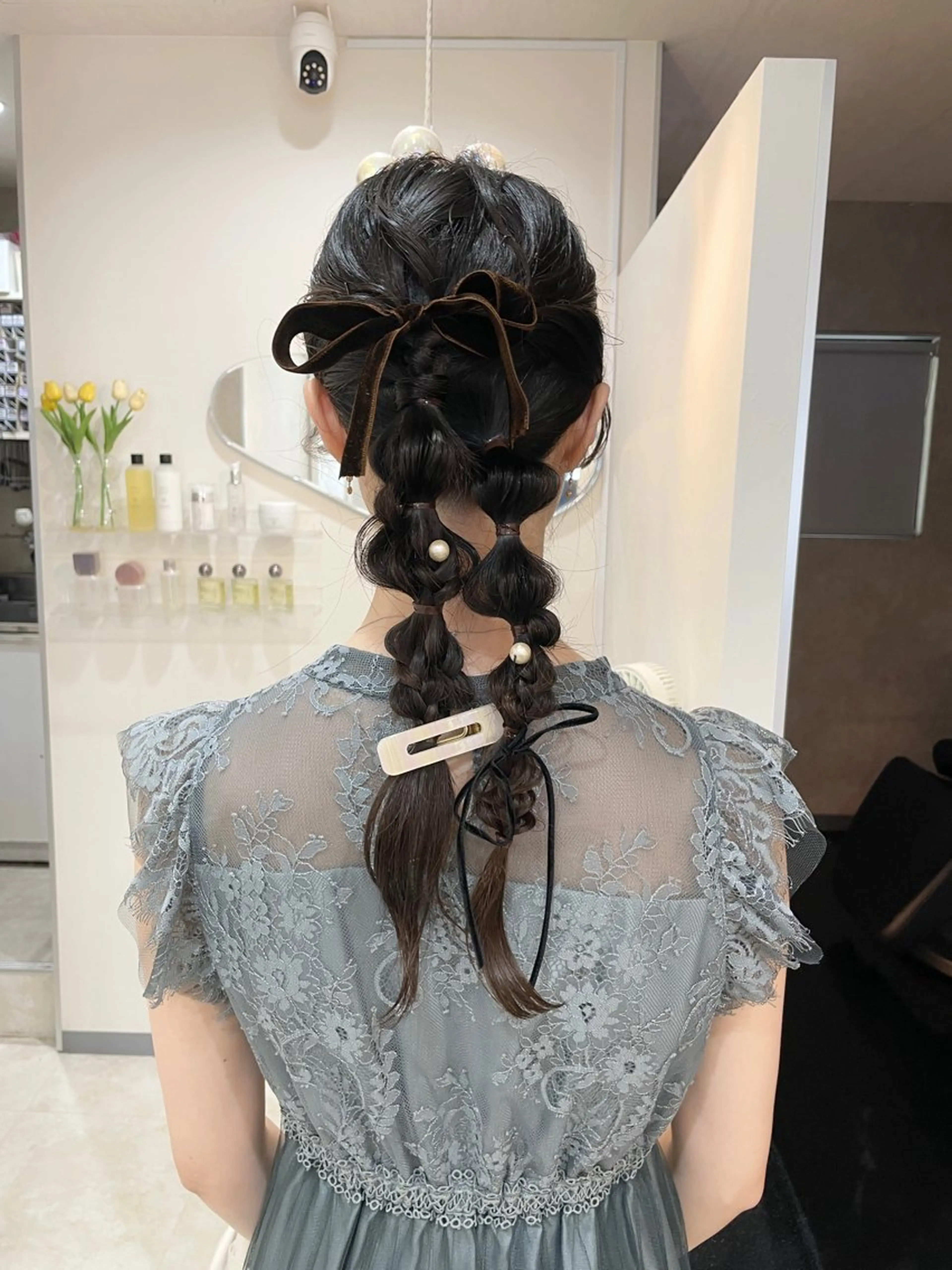 ロング ヘアセット お呼ばれヘア/セット /ヘアアレンジ/れいのヘアスタイル