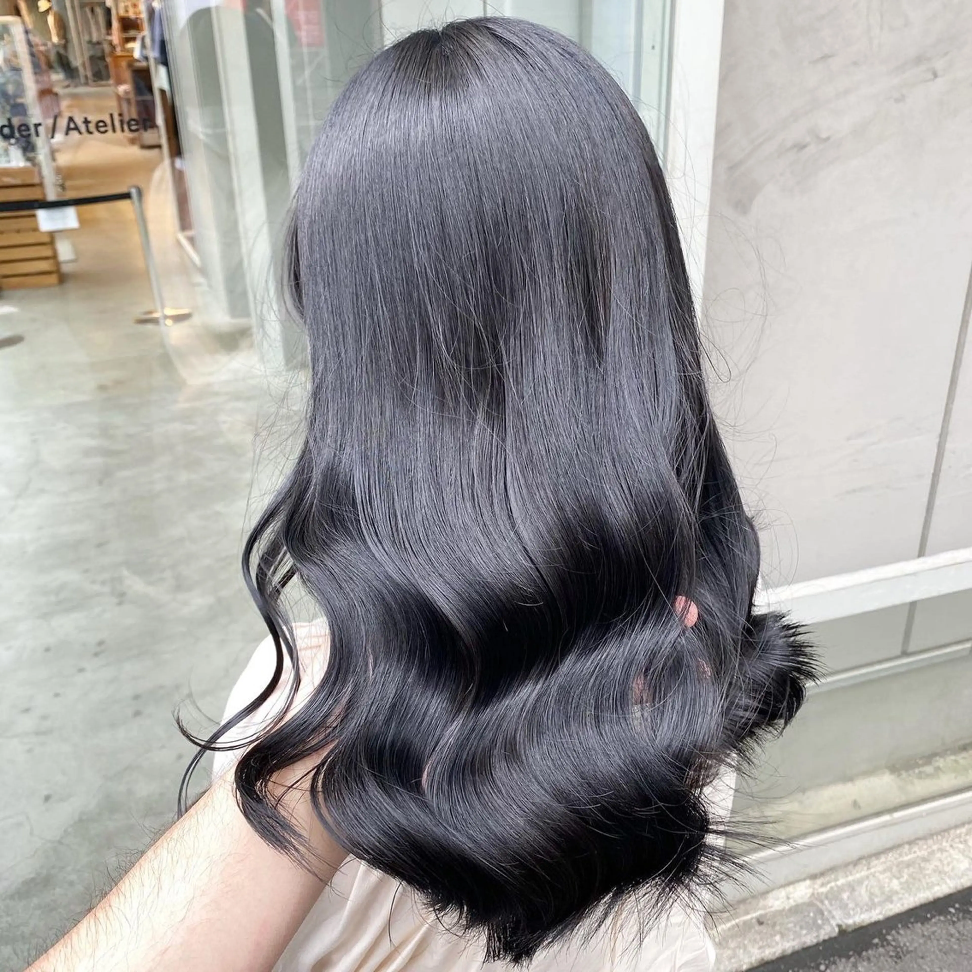 ロング カラー ヘアアレンジ 透明感カラー 韓国風ヘア カット ヘアカラー 上品な透明感カラー 寒色＆暖色ヘア💗のヘアスタイル