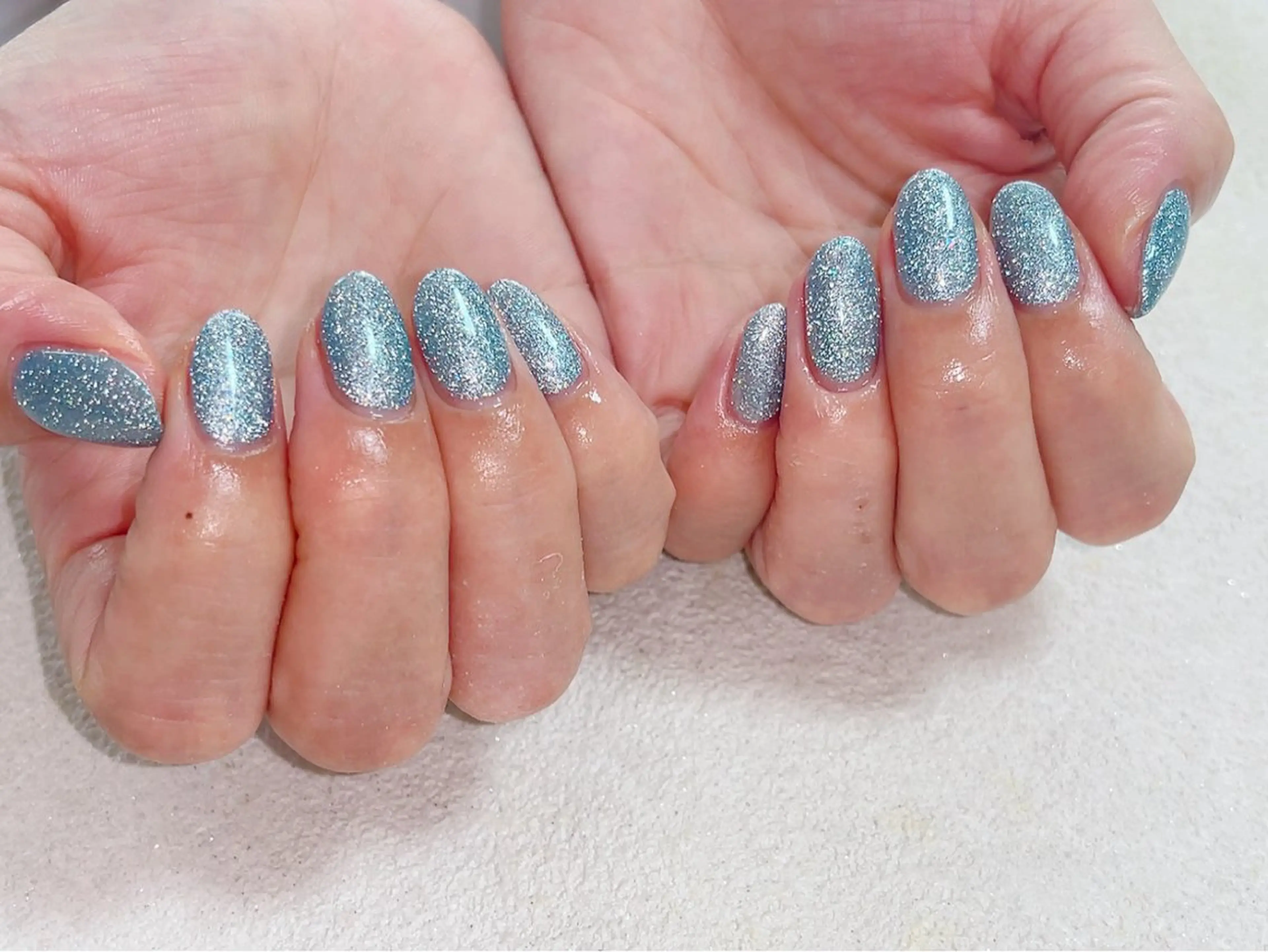 ネイル ジェルネイル キラキラネイル ラメ(グリッター) メンズネイル ワンカラーネイル kiki nail たまプラーザのネイルデザイン