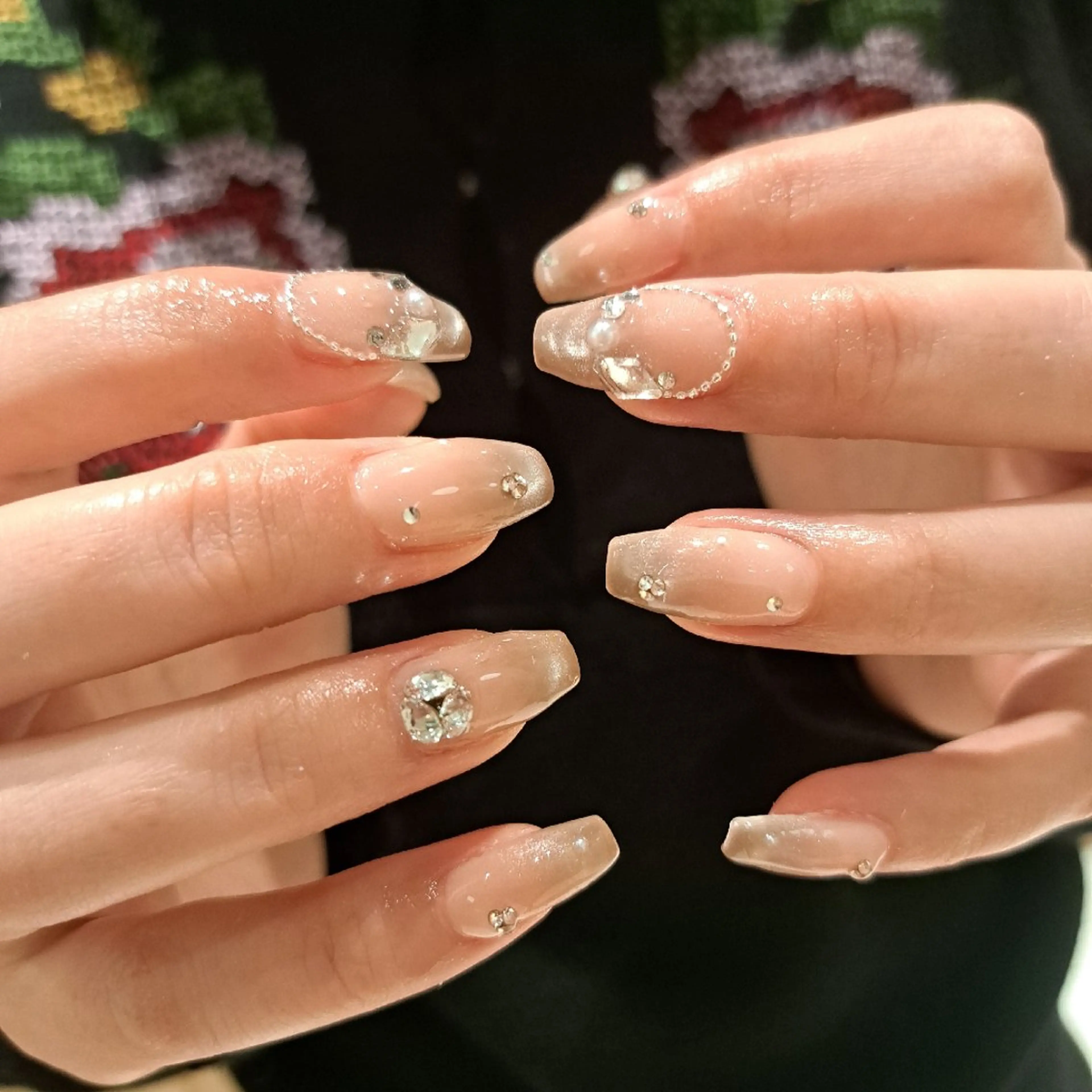 ネイル アートネイル ジェルネイル マグネットネイル 持ち込み ワンホンネイル Nail mood /アートし放題のネイルデザイン