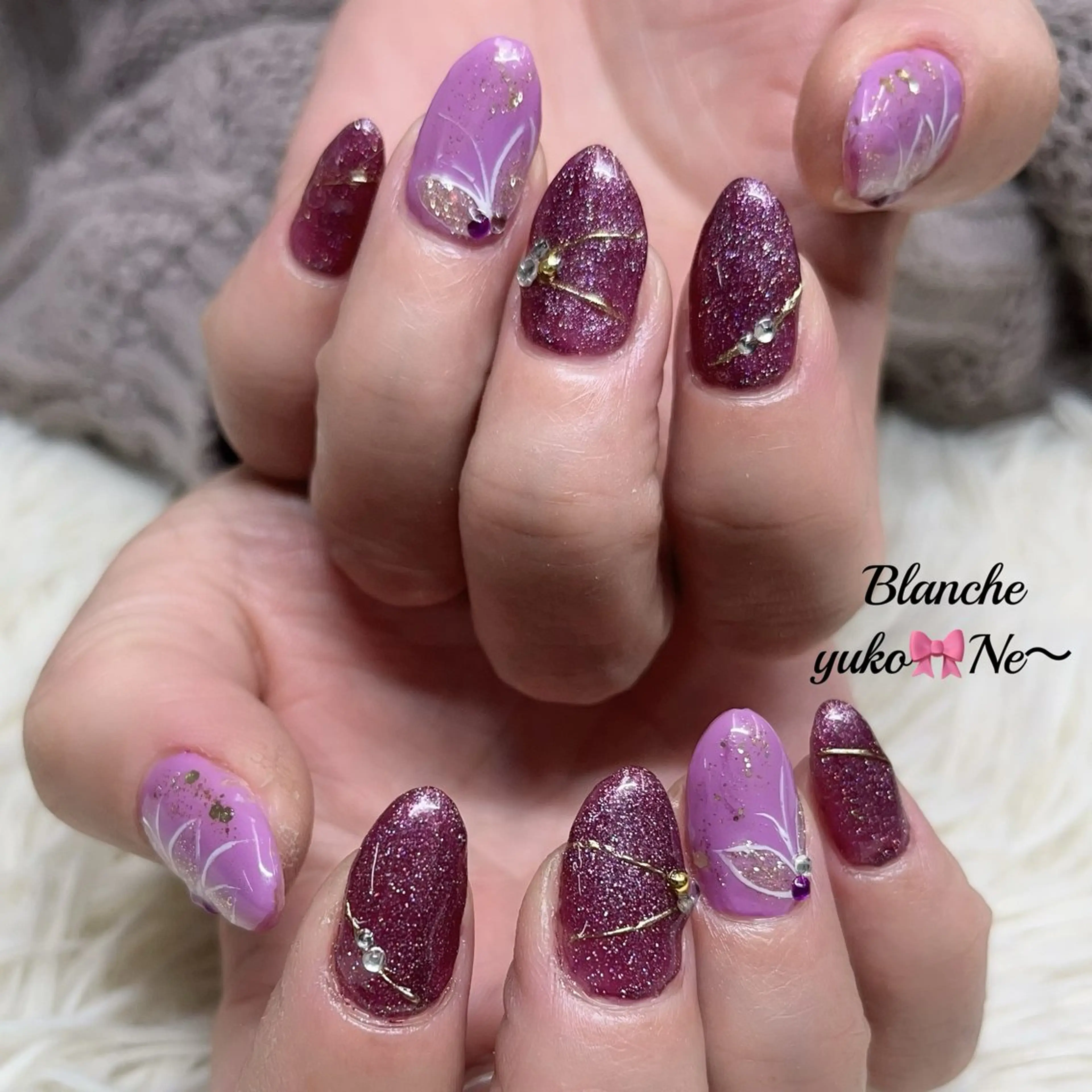 ネイル ネイルサロン　Lian所属・Lian Yulilianのネイルデザイン