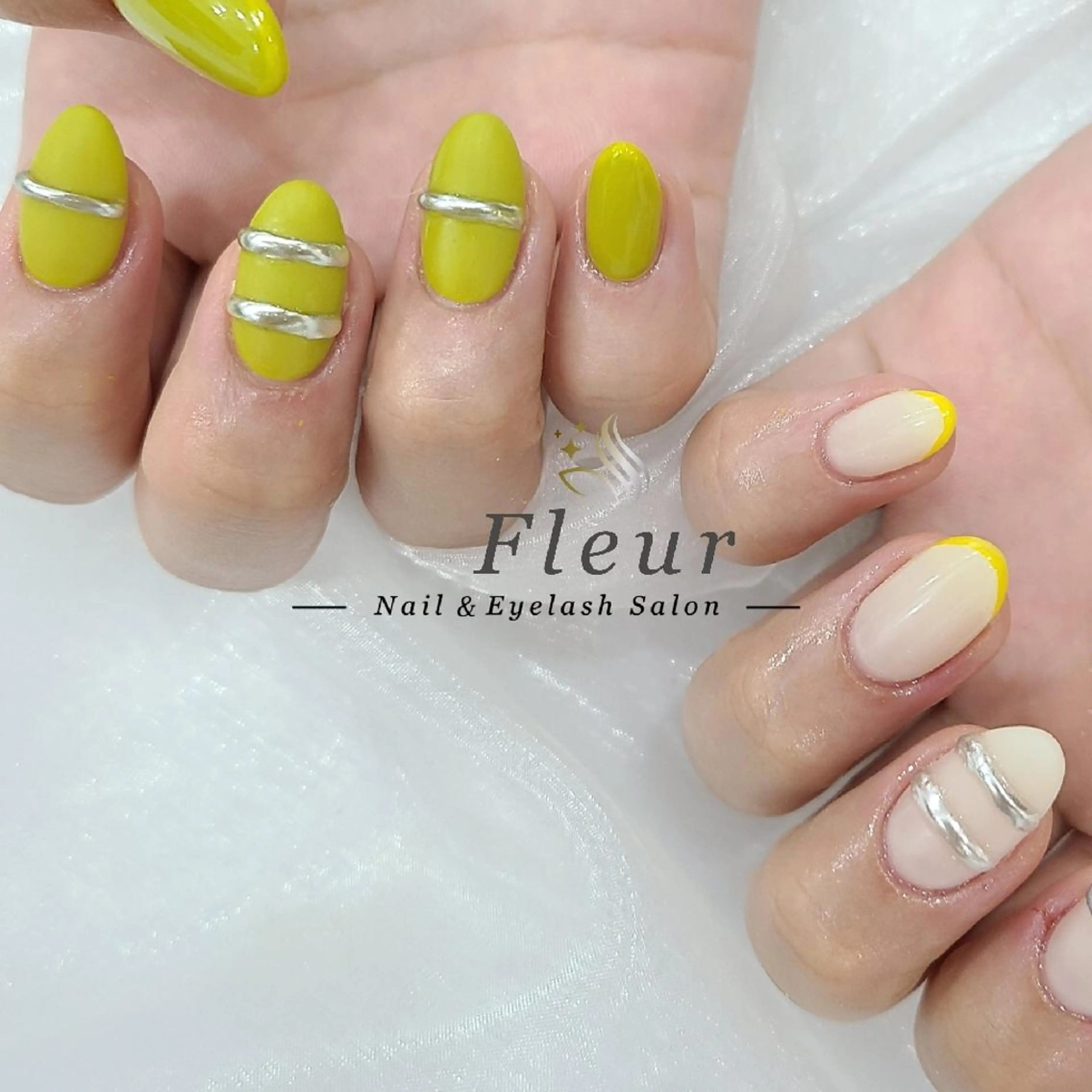 ネイル ハンドネイル nail&eye ♡Fleur♡のネイルデザイン