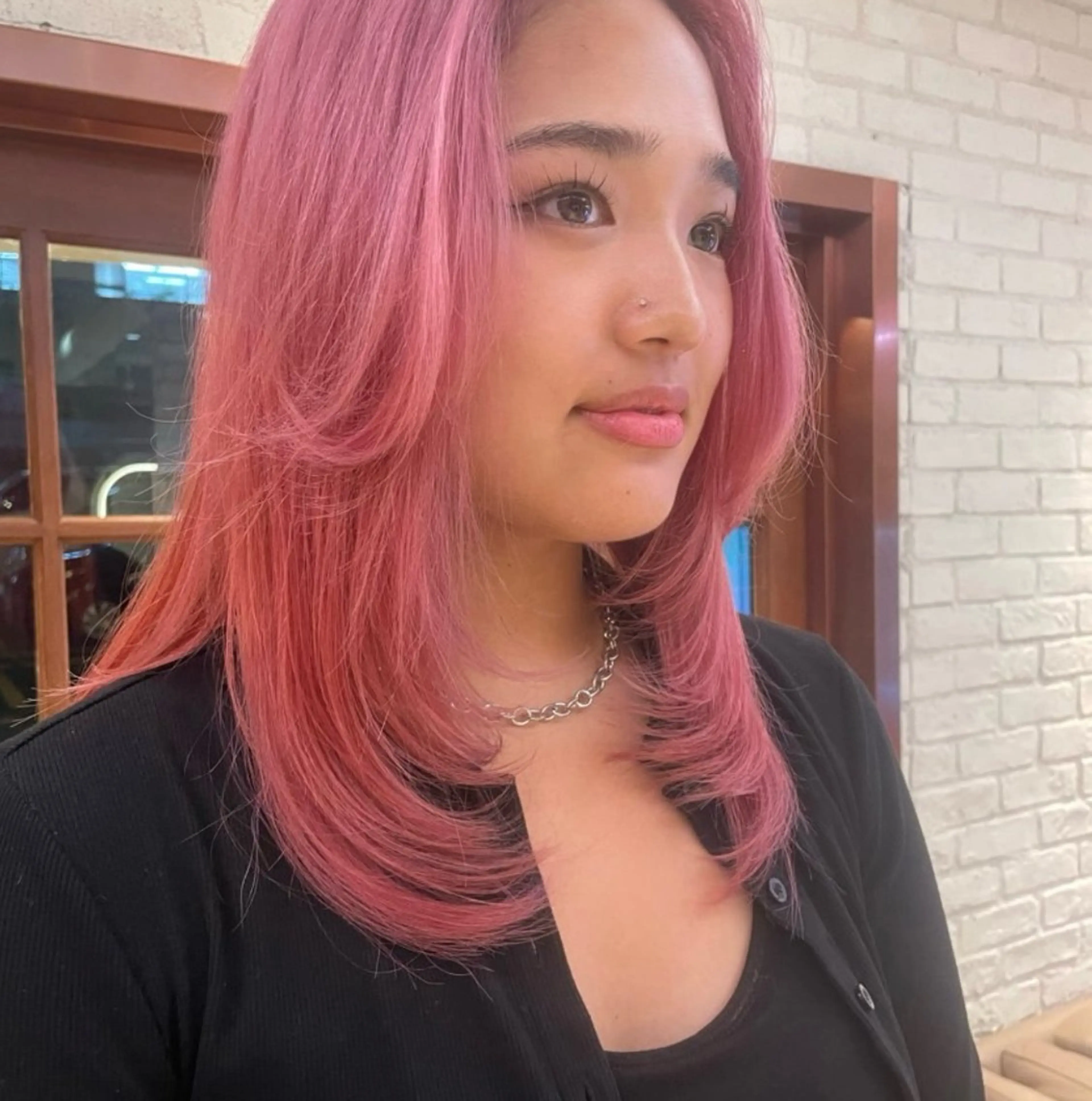 セミロング カラー 🫧MANOKA🫧 似合わせ/レイヤーのヘアスタイル