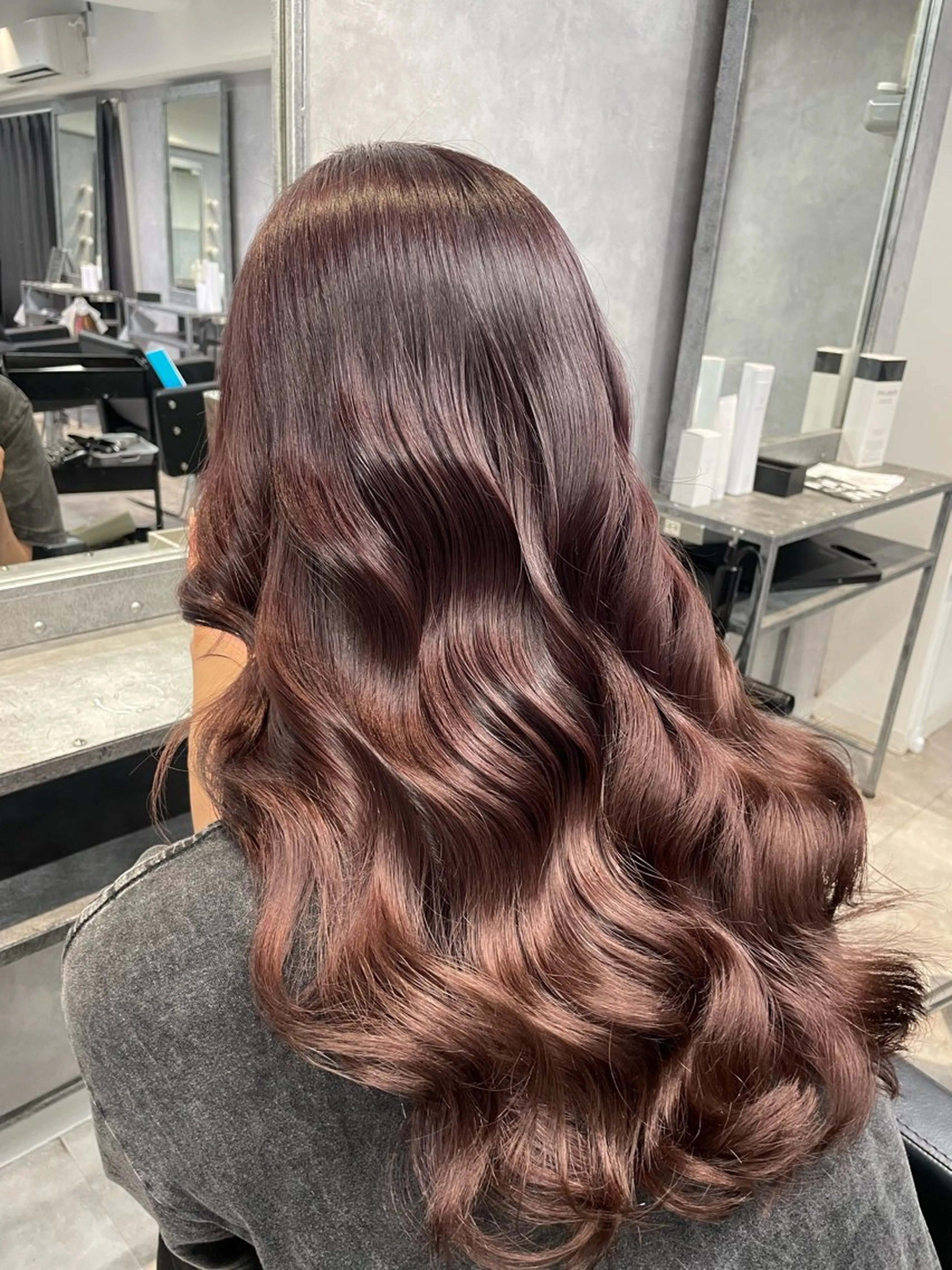 ロング カラー ヘアセット mimiiy fukaのヘアスタイル
