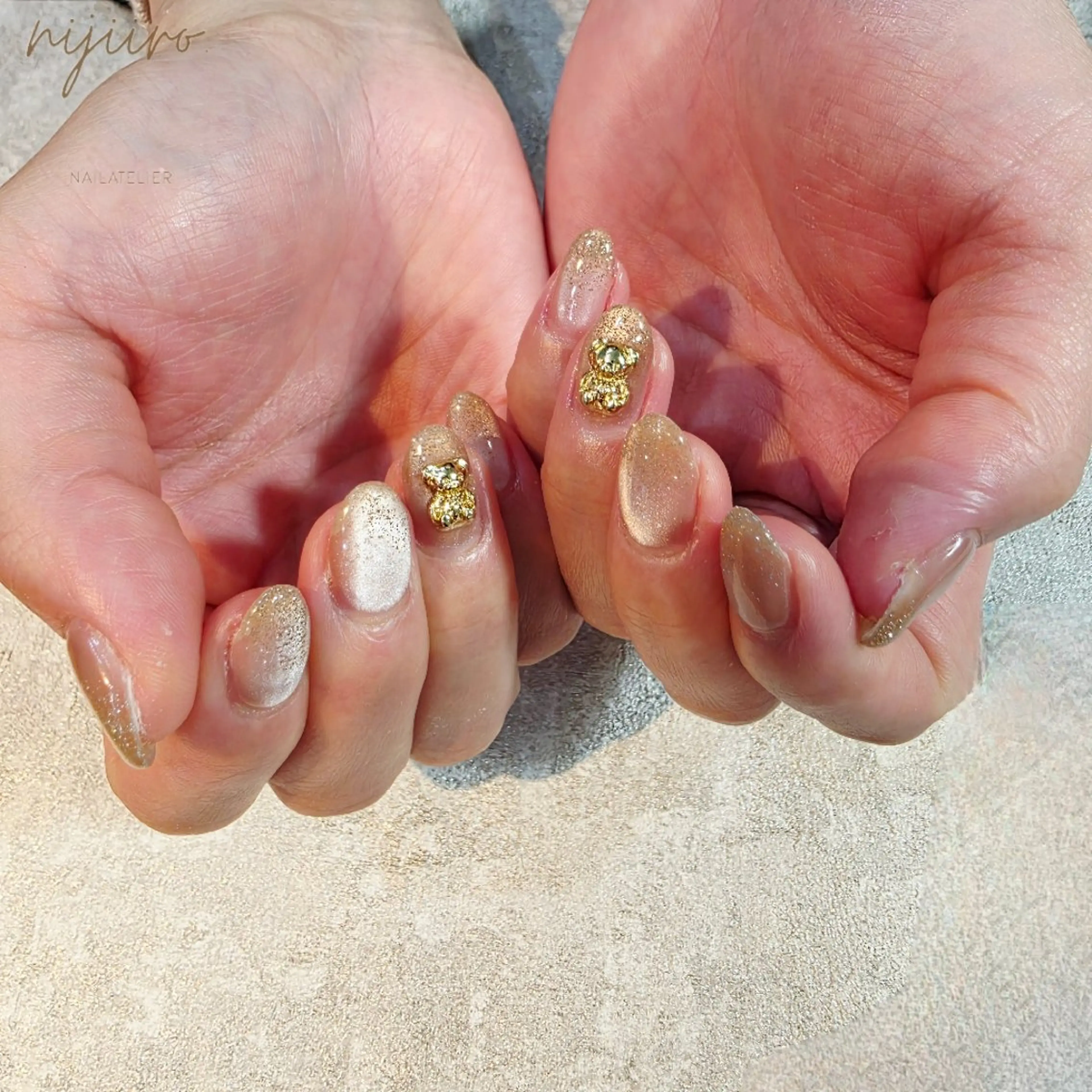 ネイル ハンドネイル nailatelier nijiiro.所属・nijiiro🌈 サトウのネイルデザイン