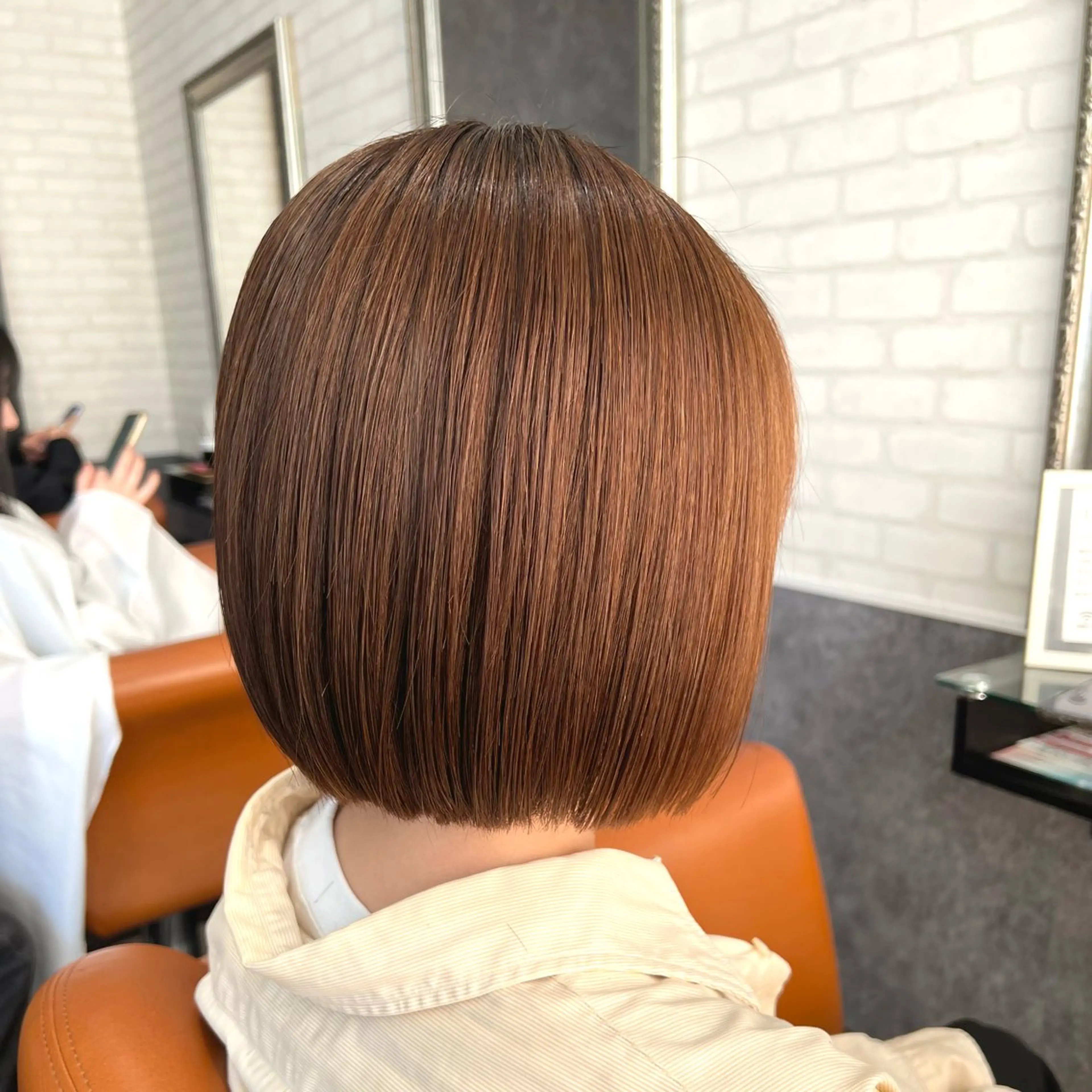 ショート ヘアカラー 🇰🇷韓国風レイヤ ー🇰🇷の達人🔥のヘアスタイル